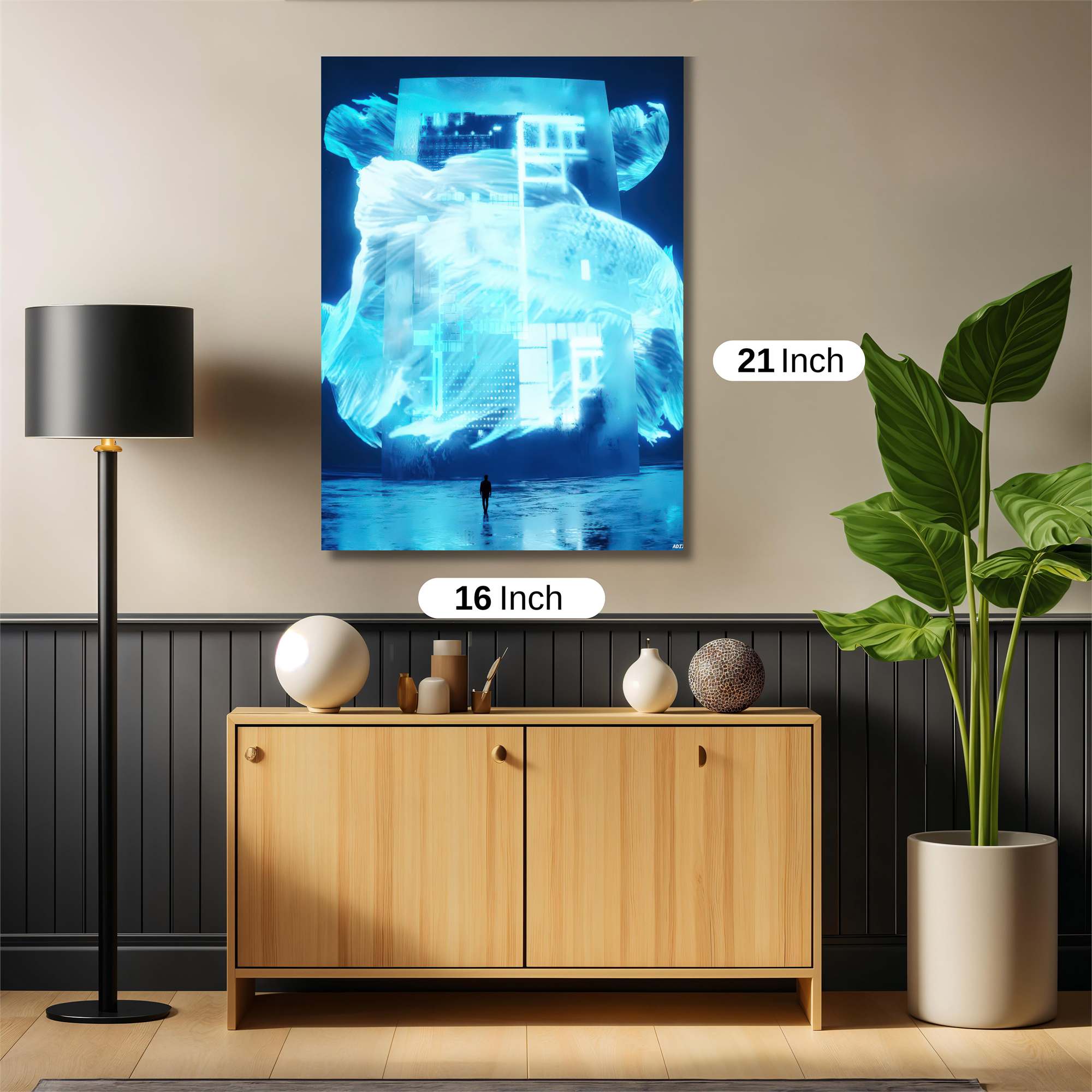 Silhouette Serenity Safe Wall Magnetic / M