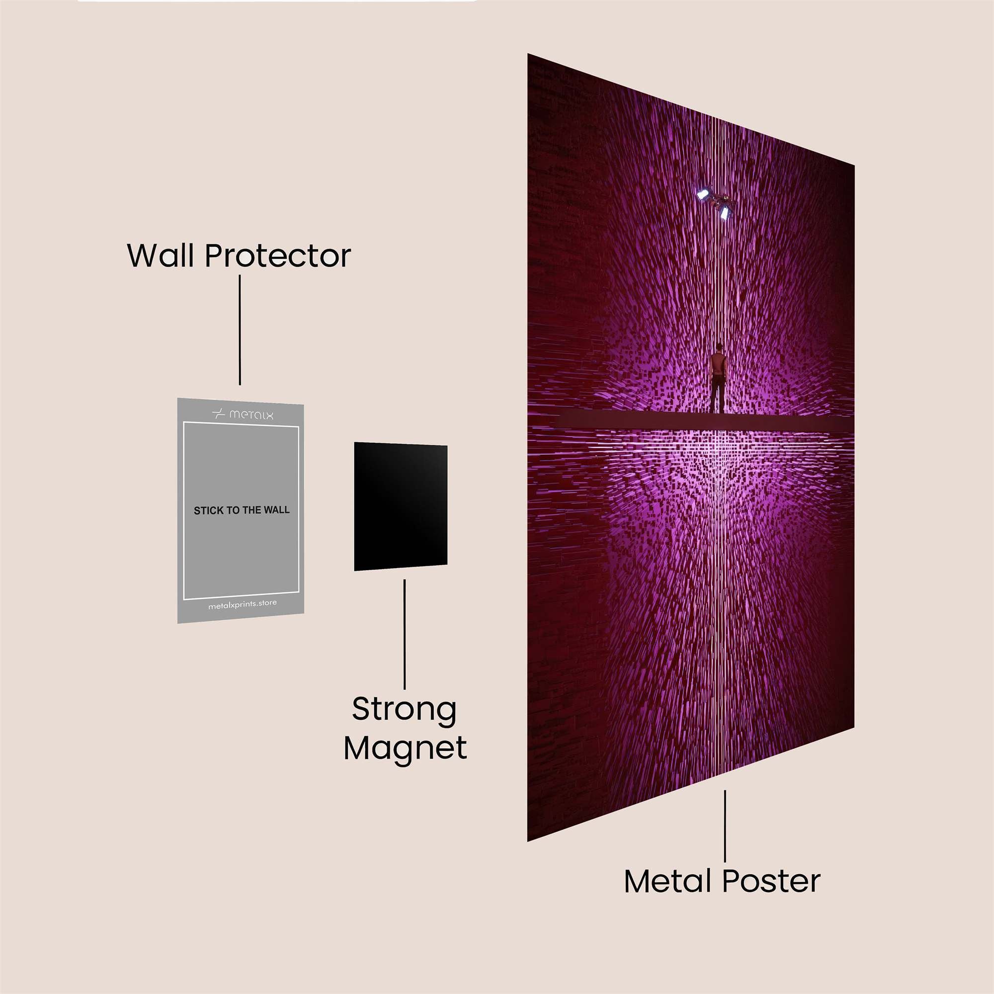 Portal Serenity Safe Wall Magnetic / M