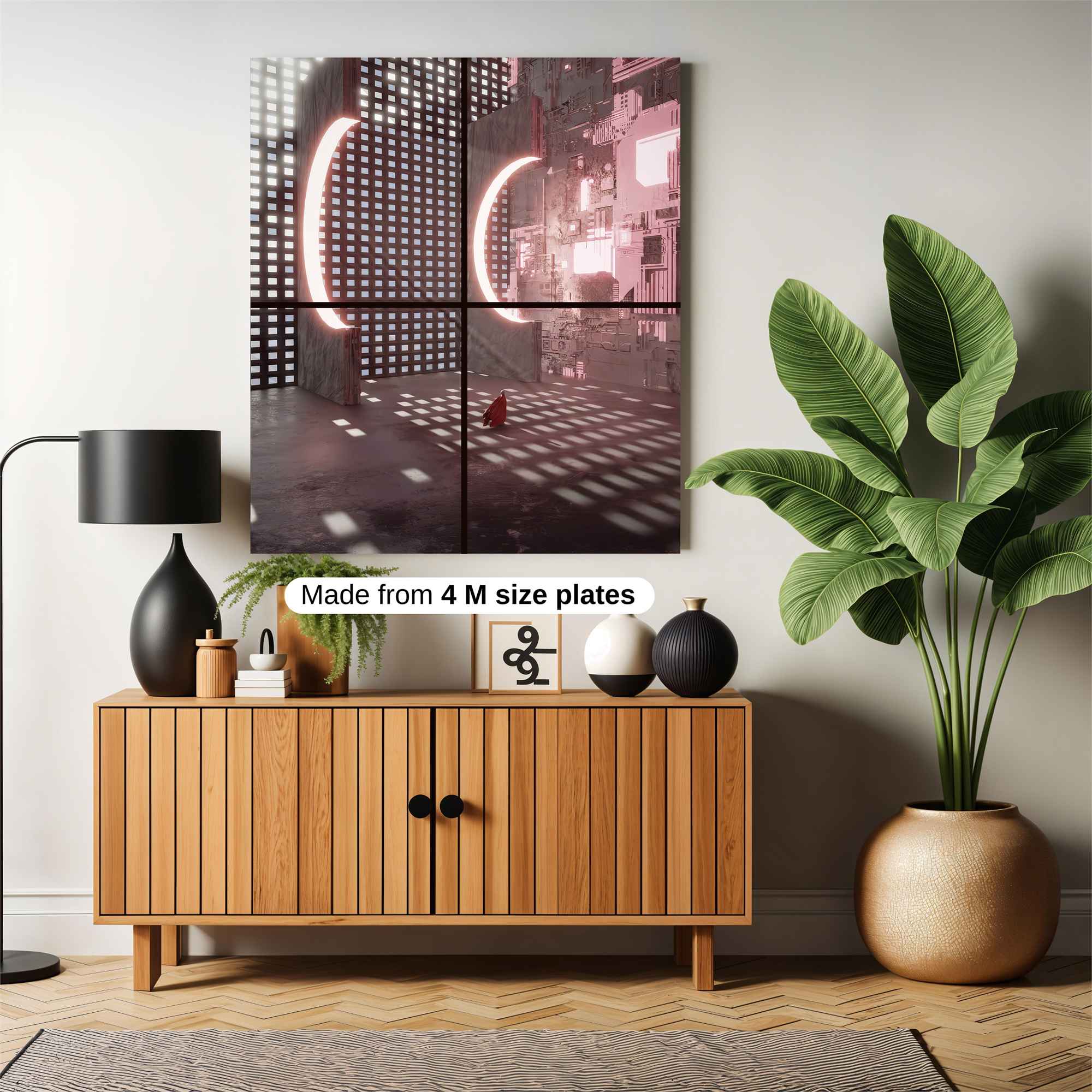 Neon Serenity Safe Wall Magnetic / M