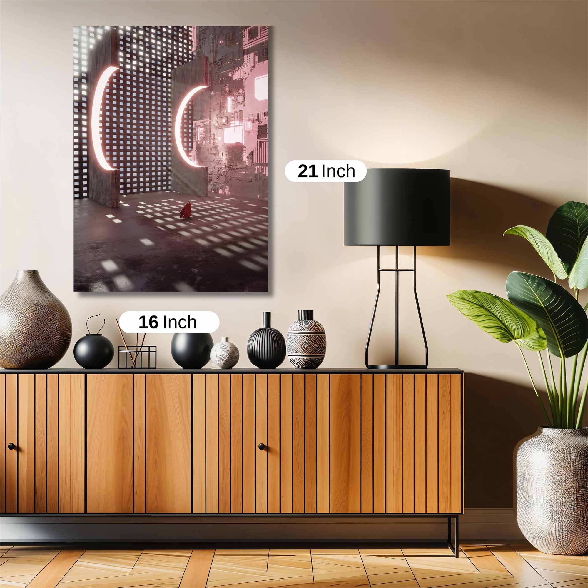 Neon Serenity Safe Wall Magnetic / M