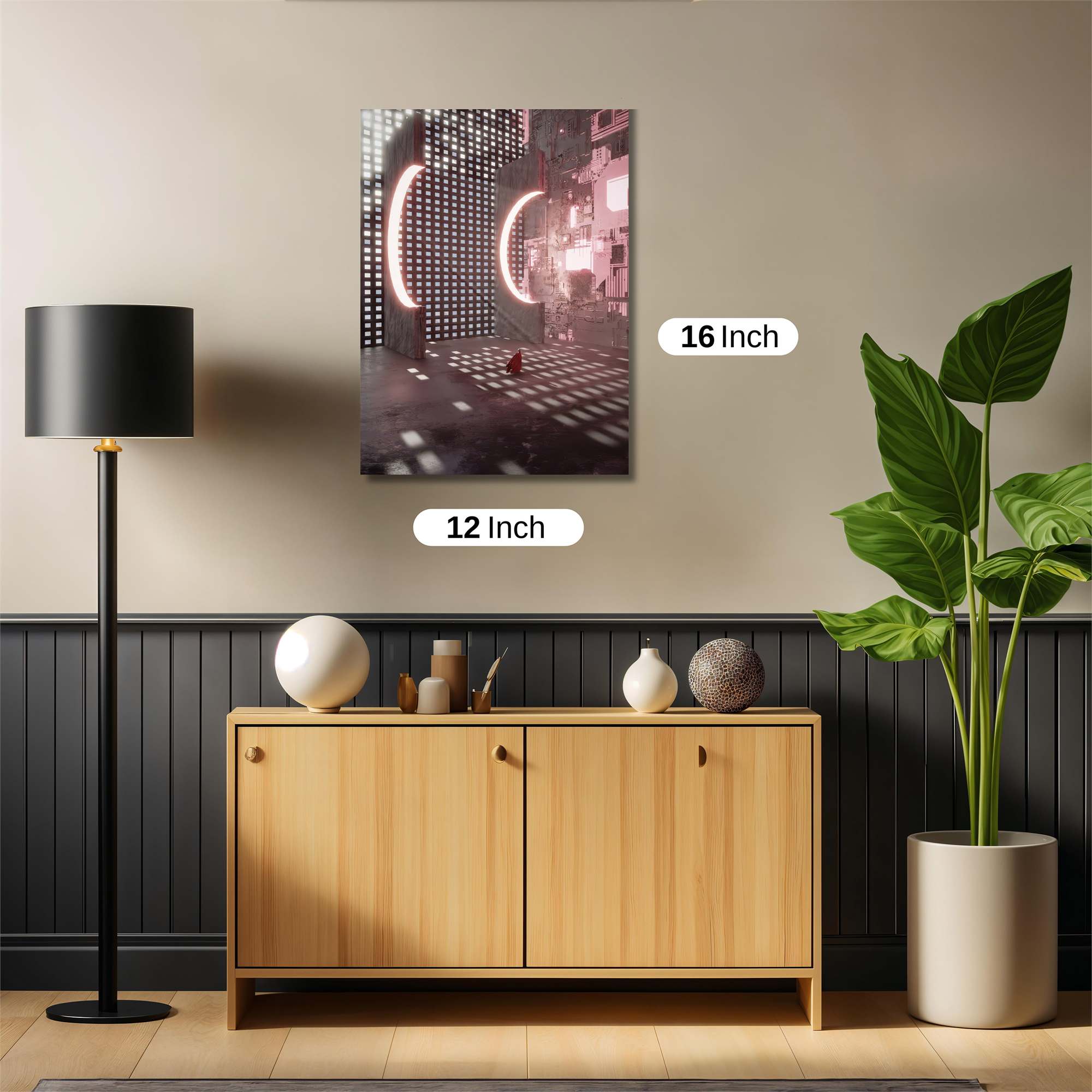Neon Serenity Safe Wall Magnetic / M