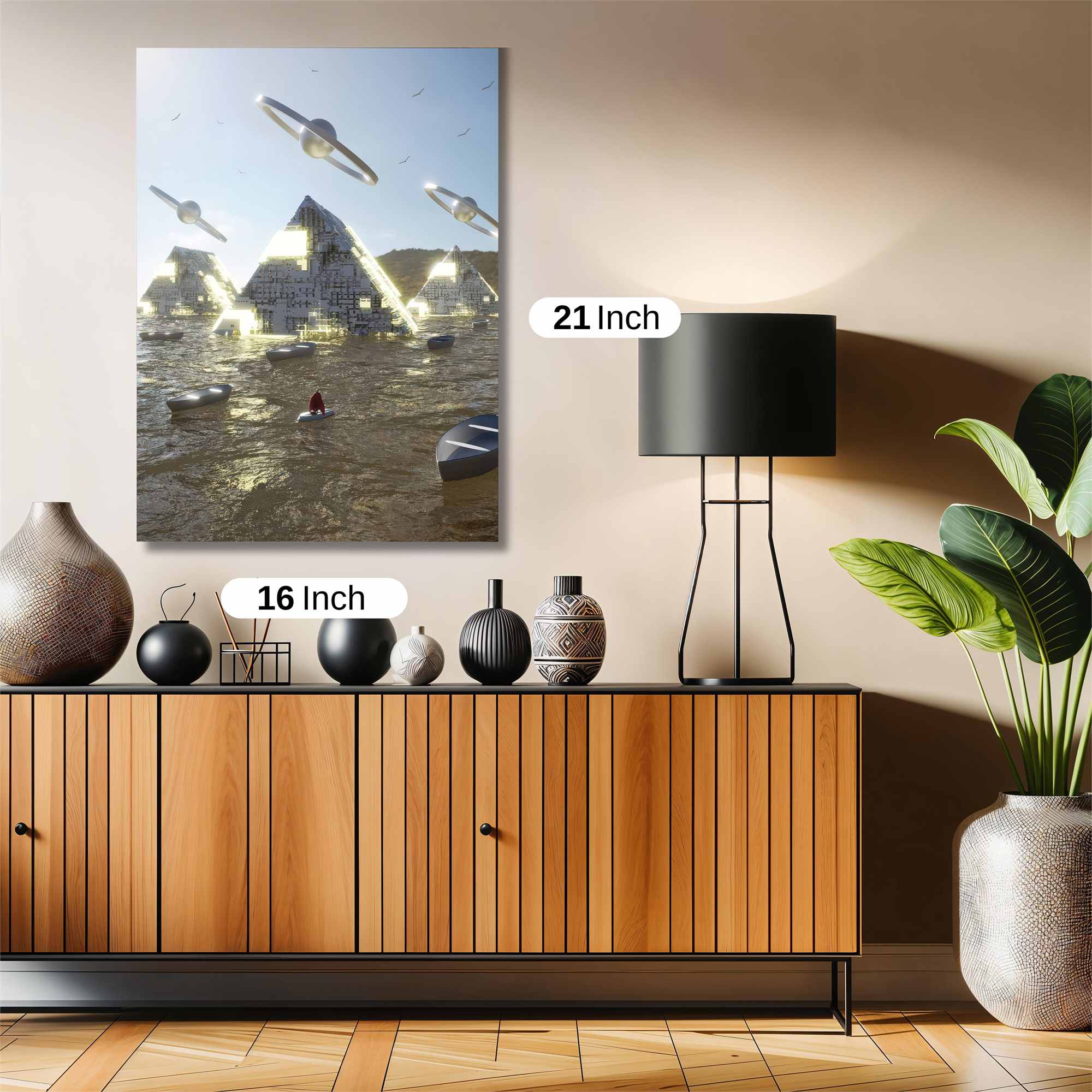 Pyramid Elysium Safe Wall Magnetic / M