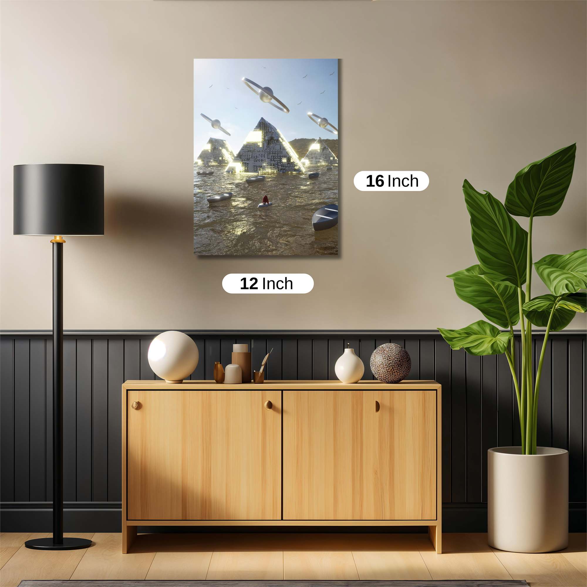 Pyramid Elysium Safe Wall Magnetic / M