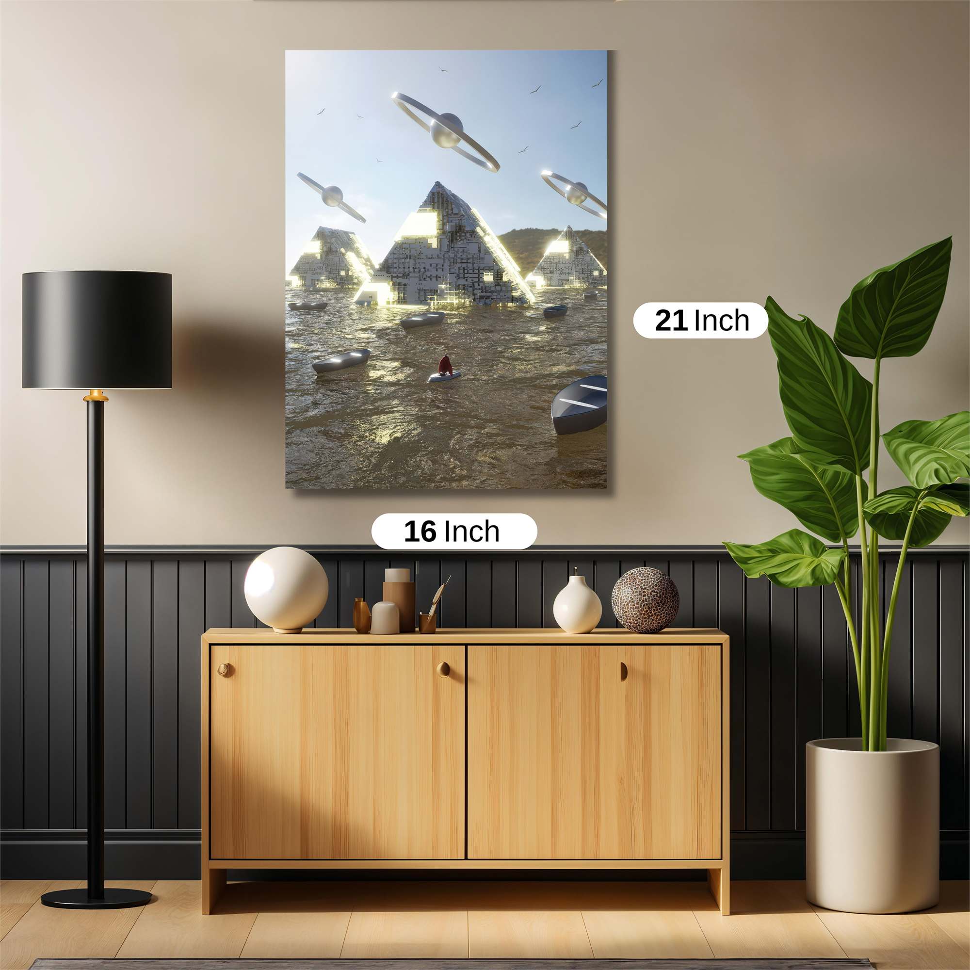 Pyramid Elysium Safe Wall Magnetic / M