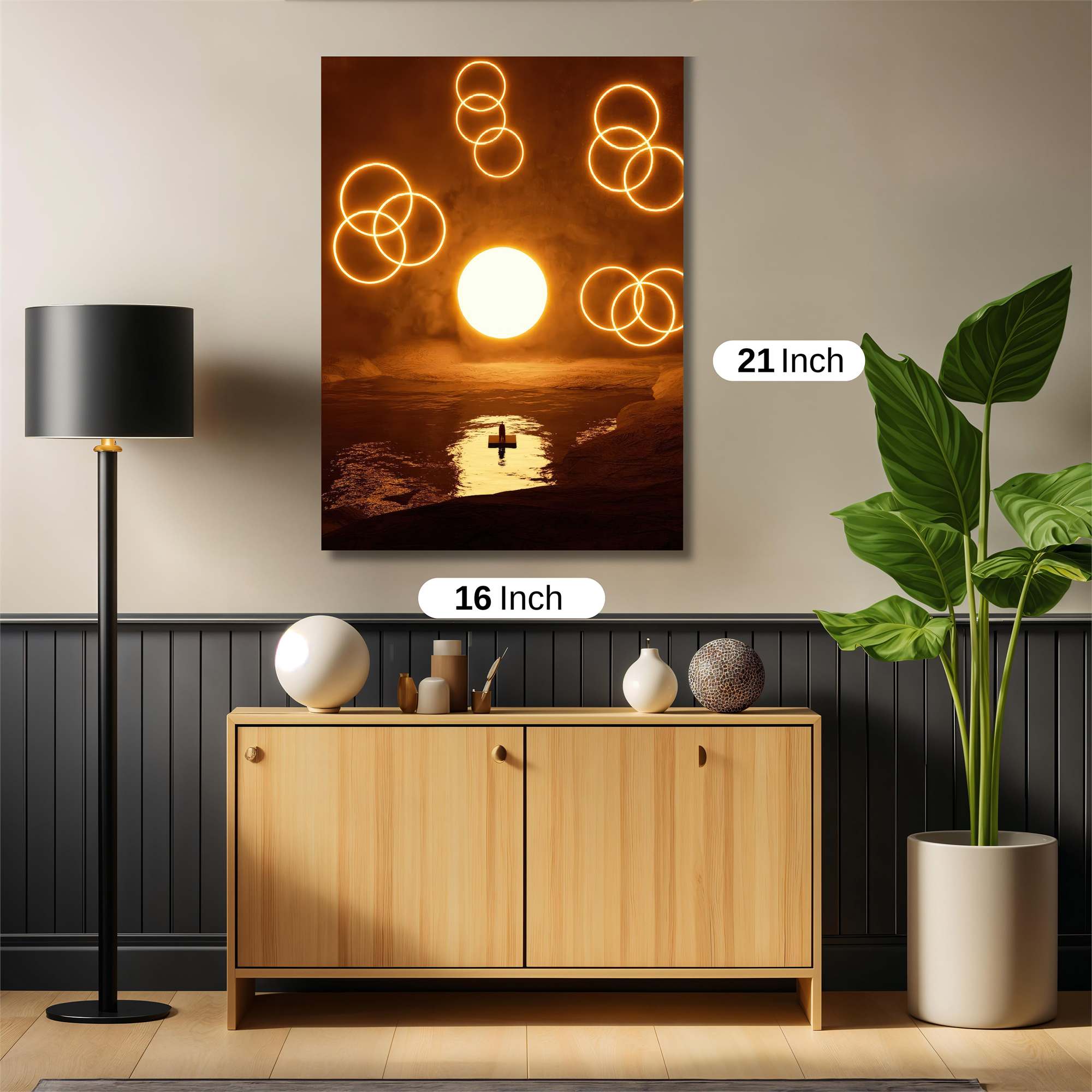 Sunrise Serenity Safe Wall Magnetic / M