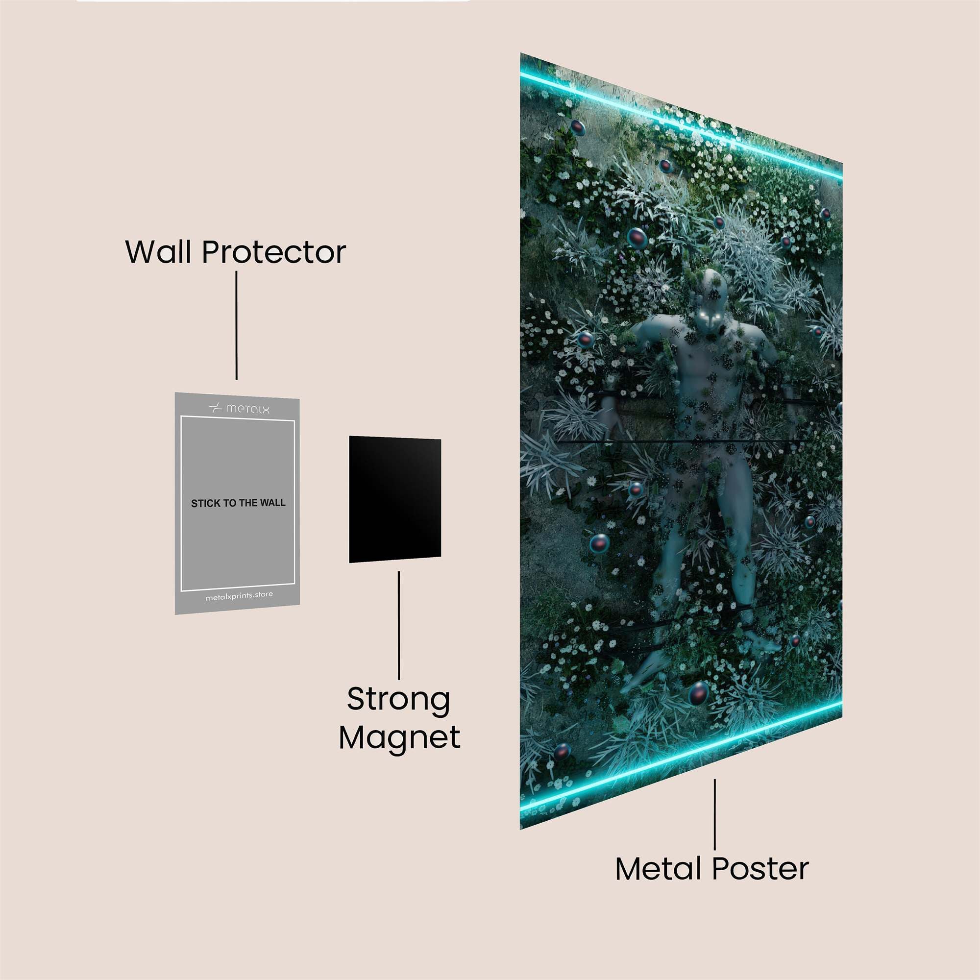 Statue Enigma Safe Wall Magnetic / M