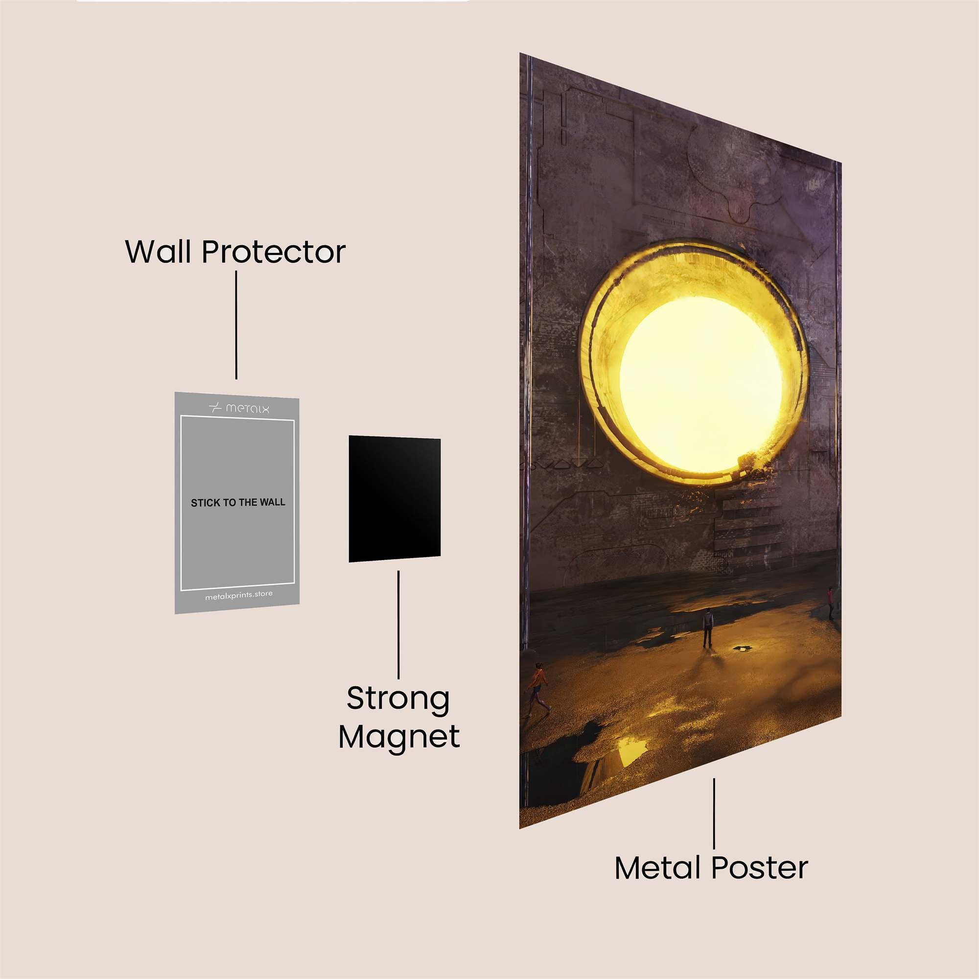 Portal Radiant Safe Wall Magnetic / M