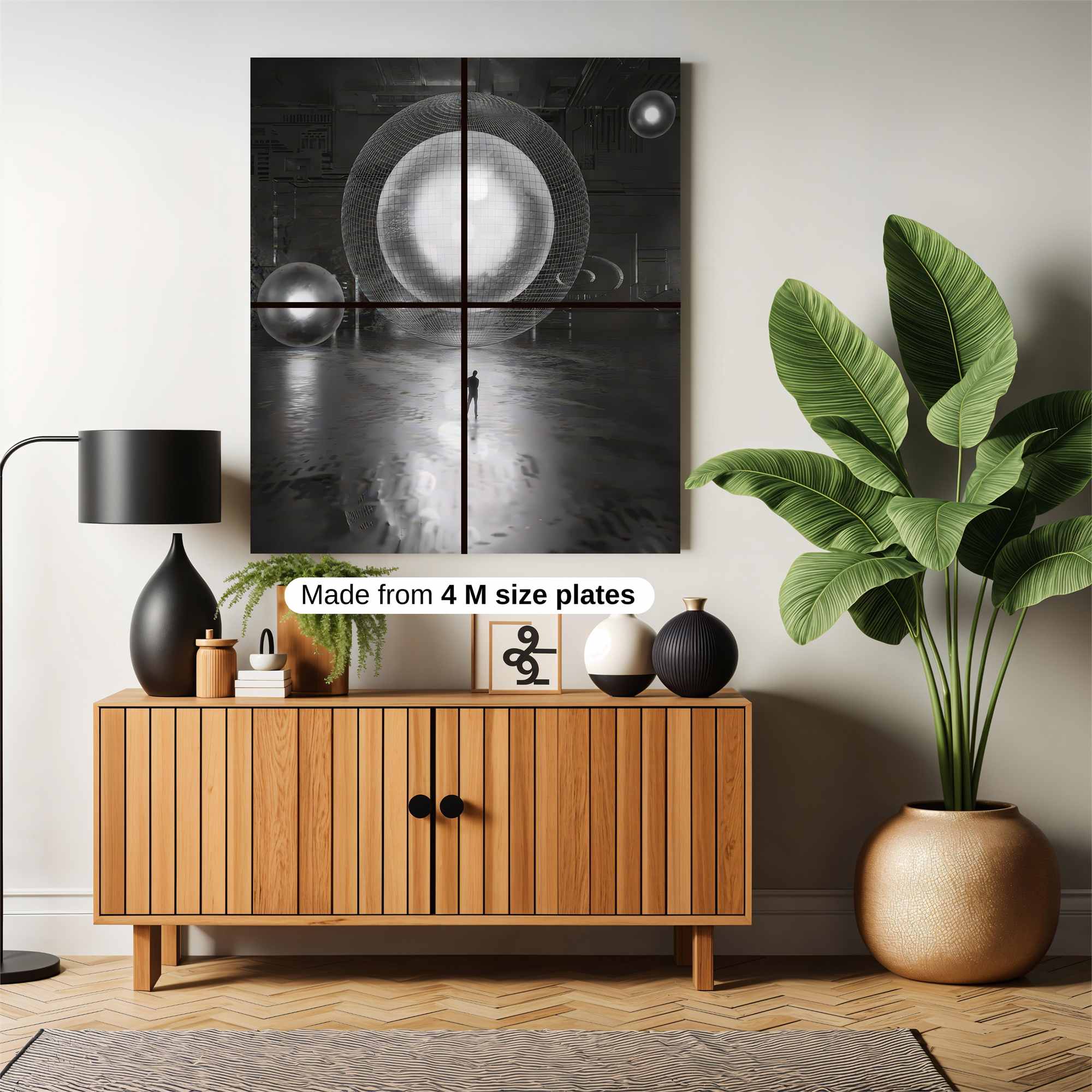 Sphere Solitude Safe Wall Magnetic / M