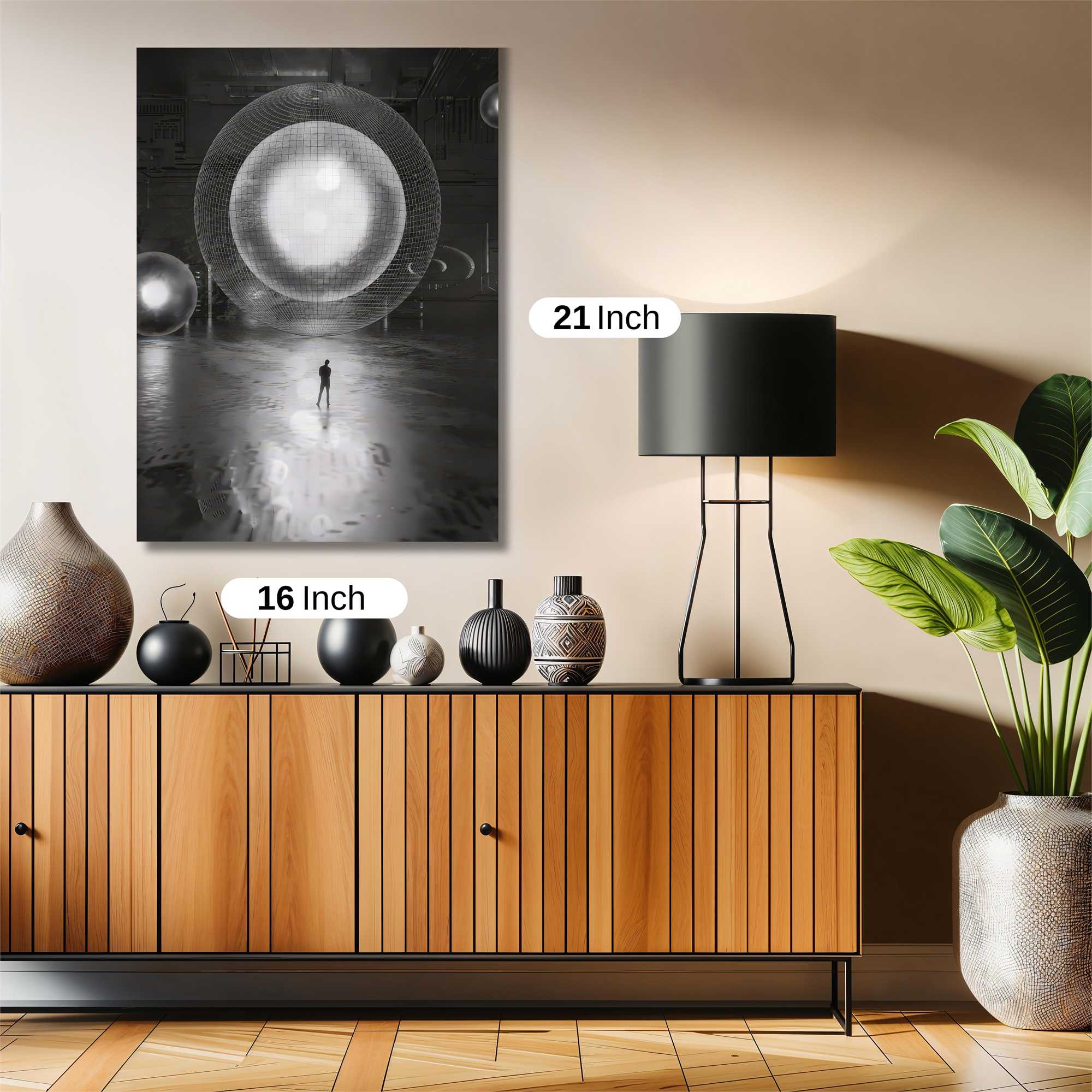 Sphere Solitude Safe Wall Magnetic / M