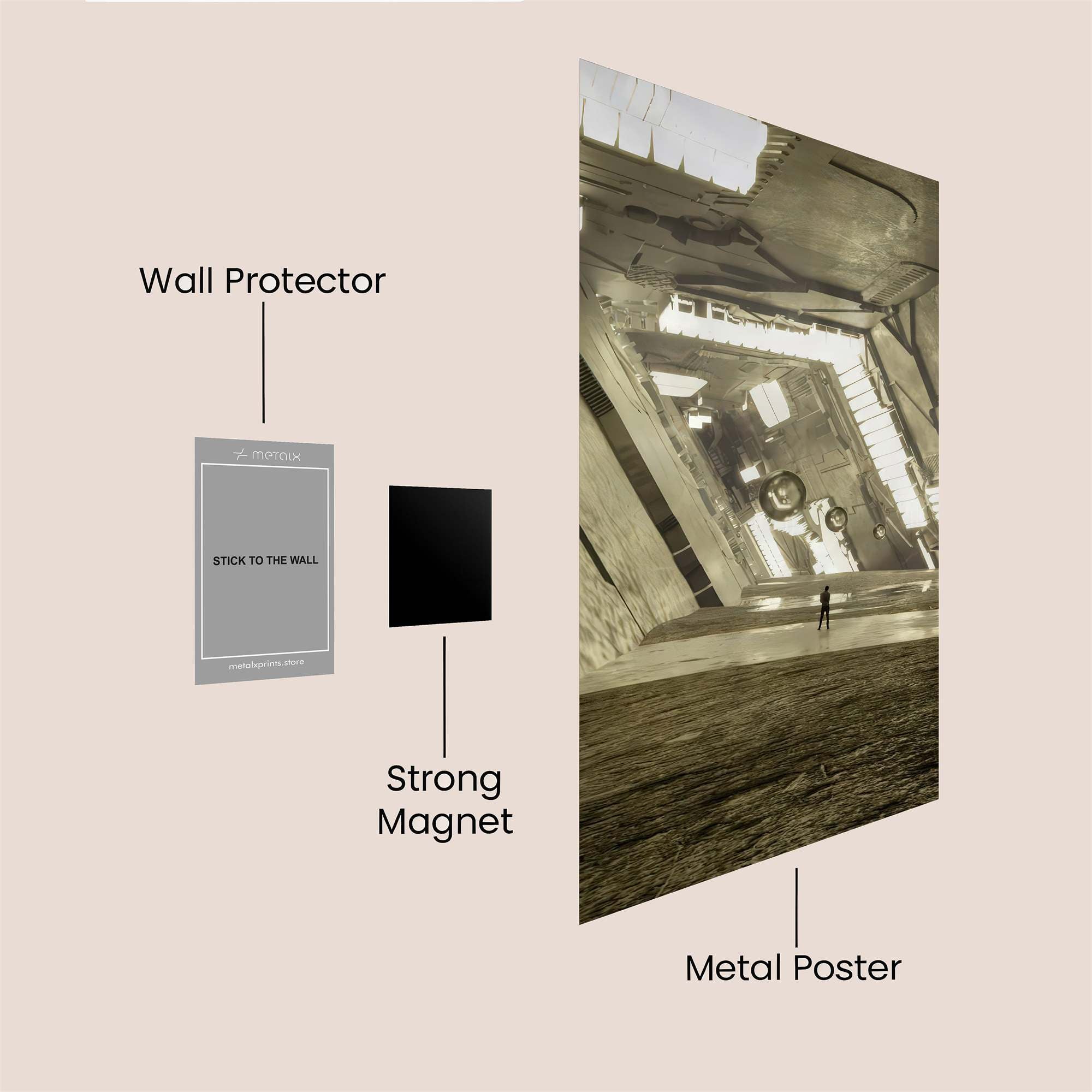 Void Echo Safe Wall Magnetic / M