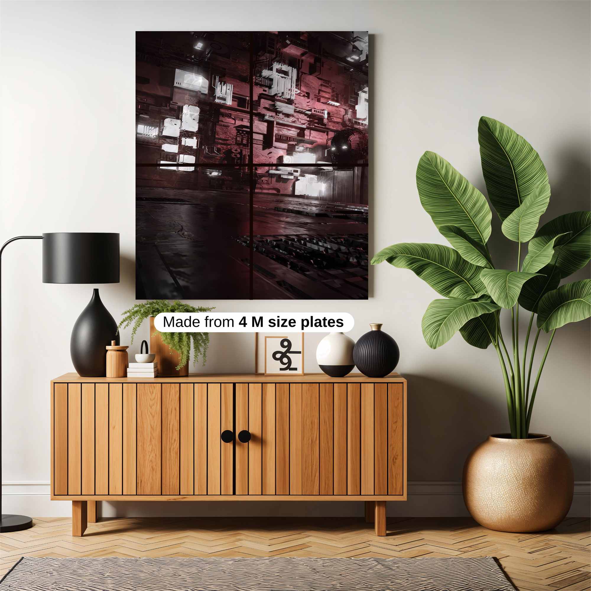 Cyberpunk Labyrinth Safe Wall Magnetic / M