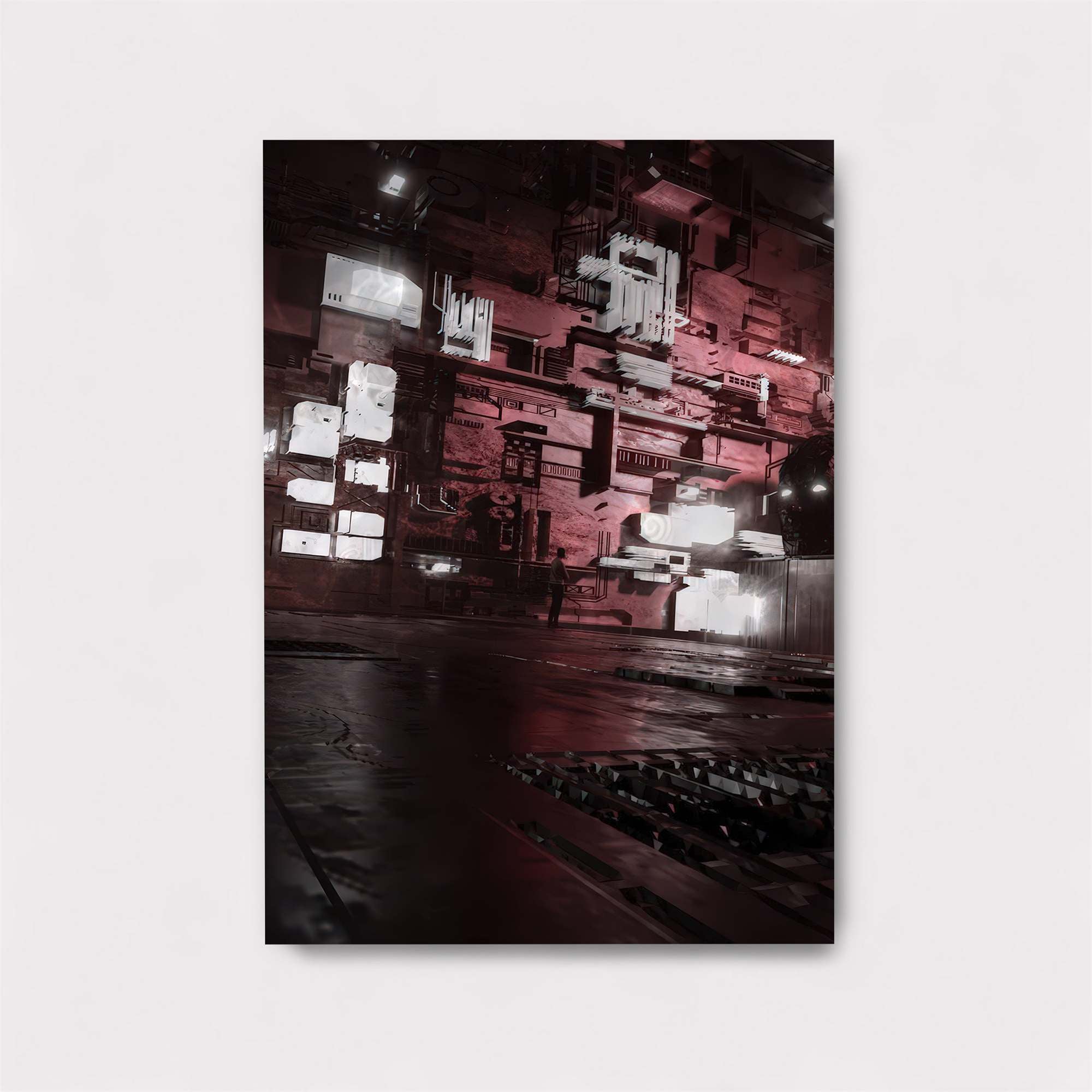 Cyberpunk Labyrinth Safe Wall Magnetic / M