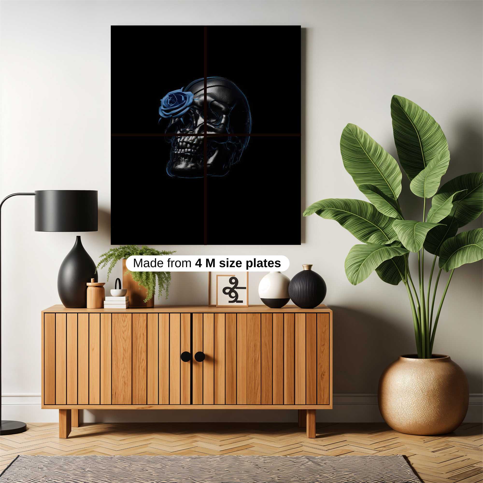Skull Serenity Safe Wall Magnetic / M
