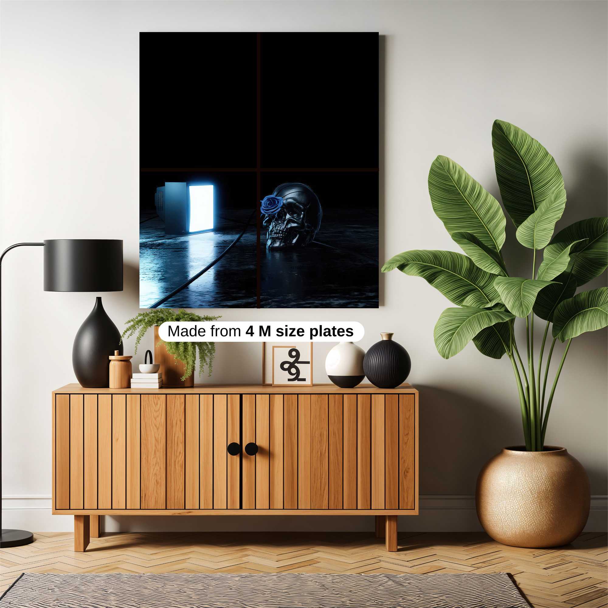 Skull Serenity Safe Wall Magnetic / M