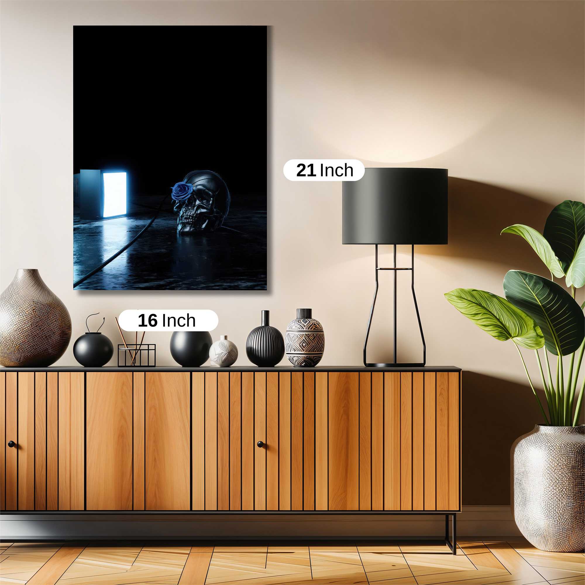 Skull Serenity Safe Wall Magnetic / M