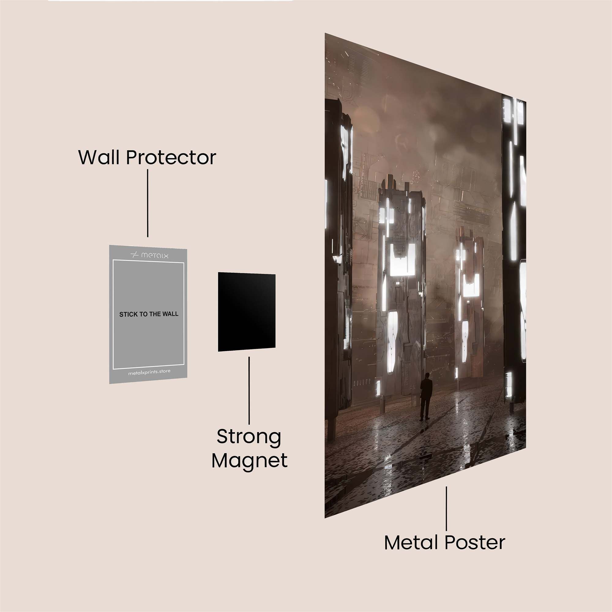 Monolith Mystery Safe Wall Magnetic / M