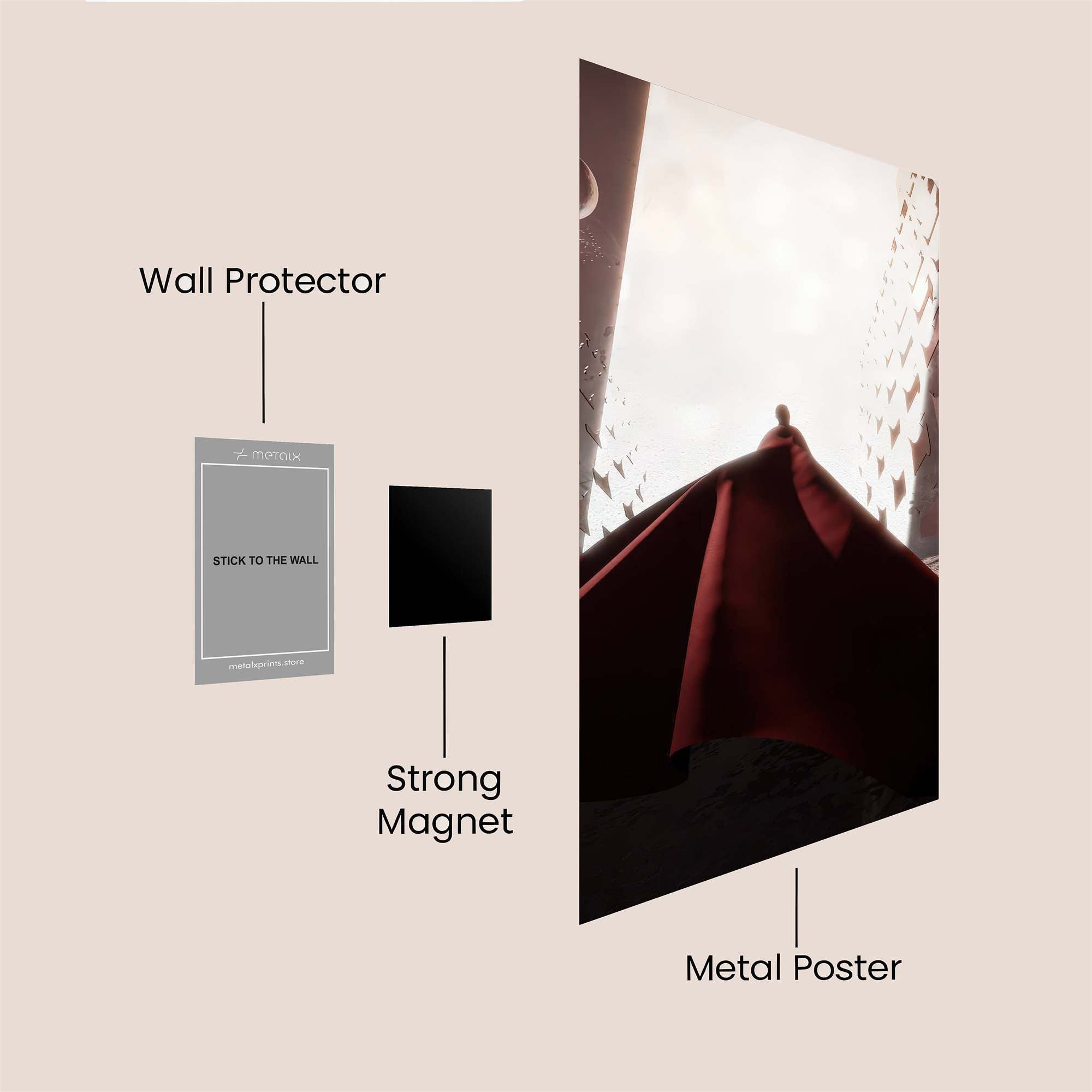 Scarlet Ascent Safe Wall Magnetic / M