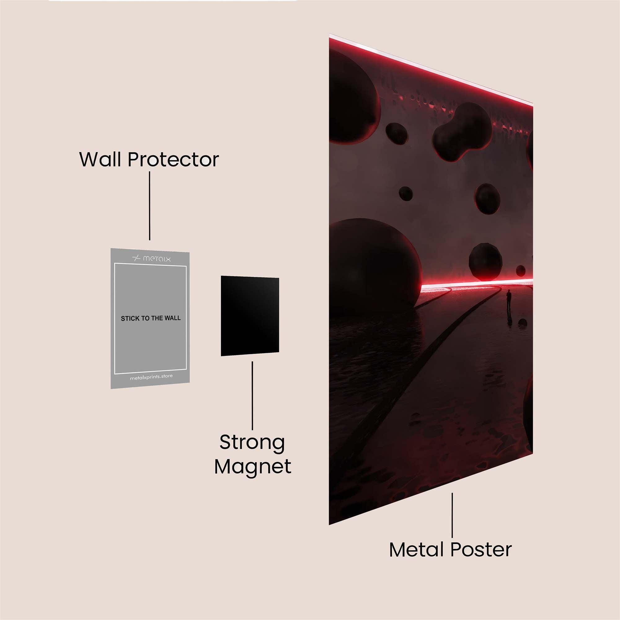Cosmic Solitude Safe Wall Magnetic / M