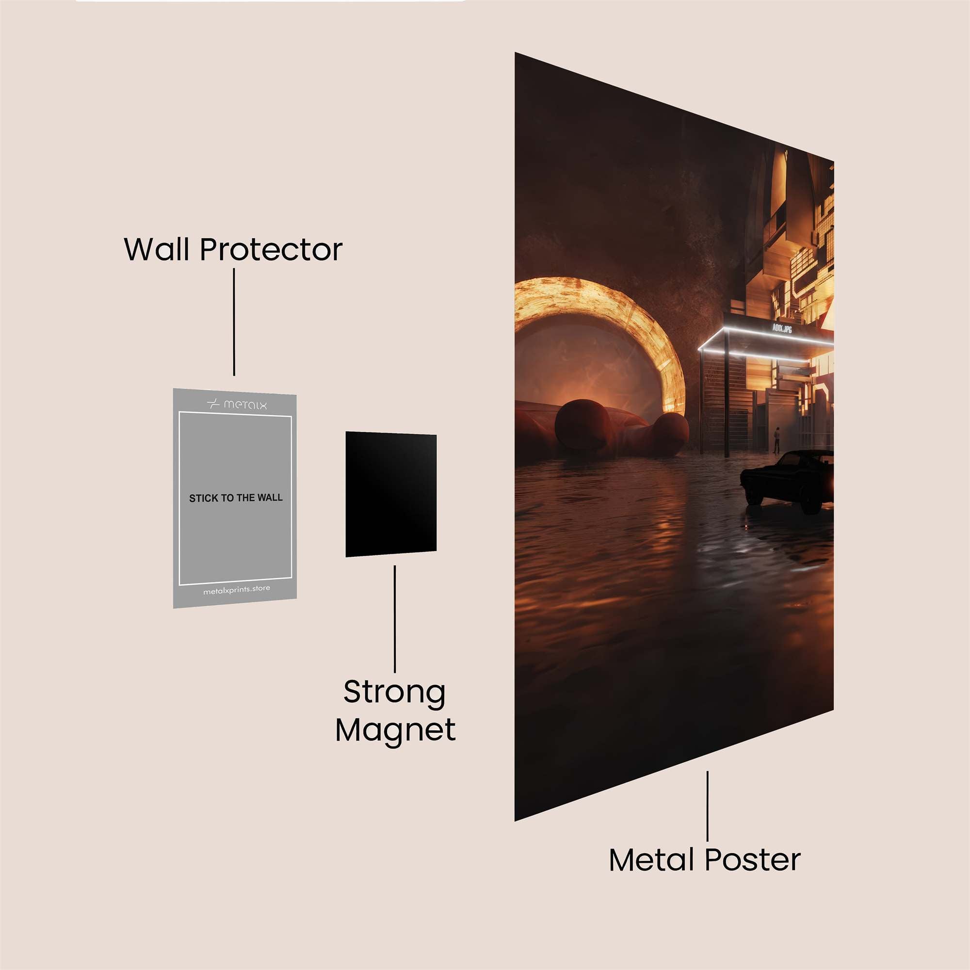 Portal Serenity Safe Wall Magnetic / M