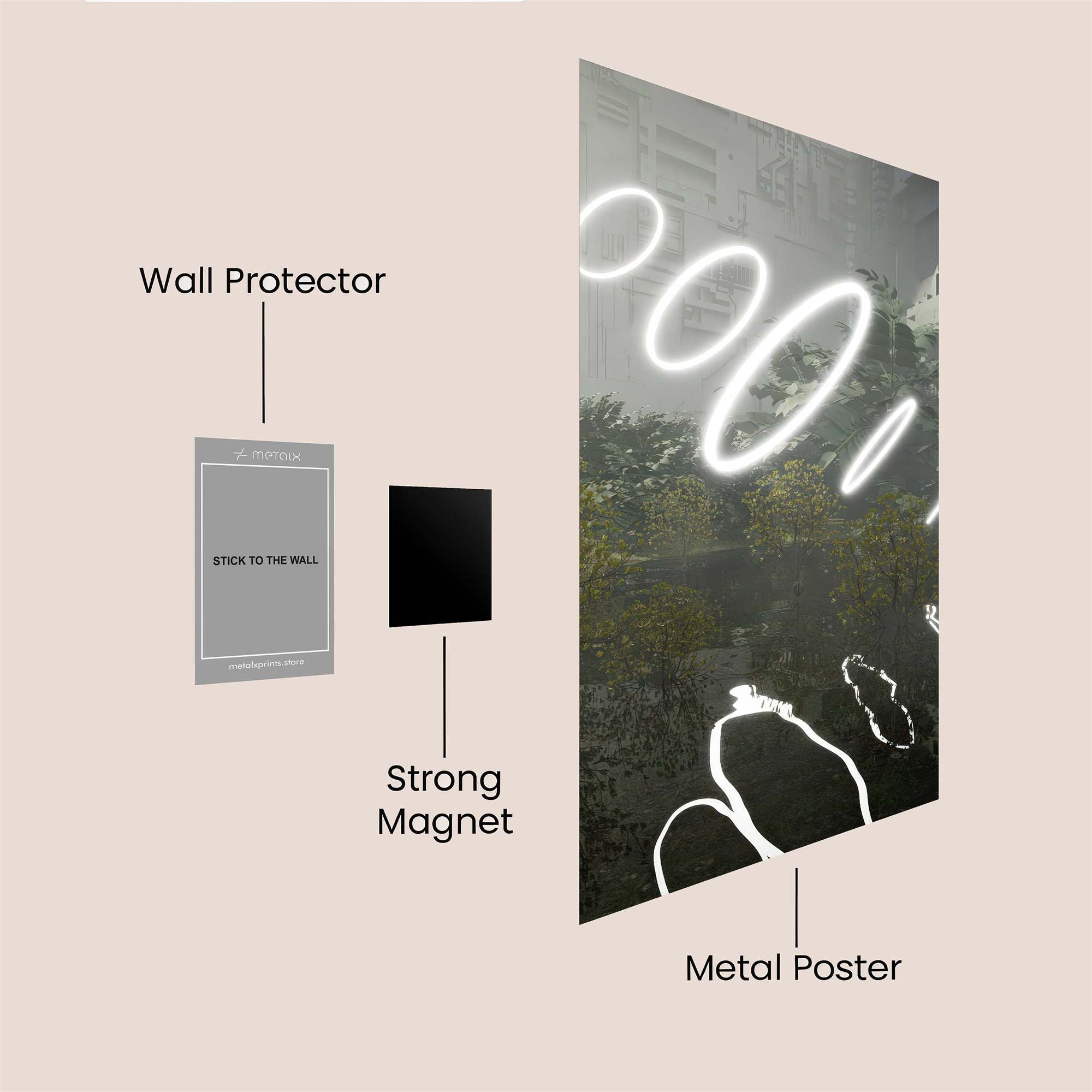 Light Whispers Safe Wall Magnetic / M