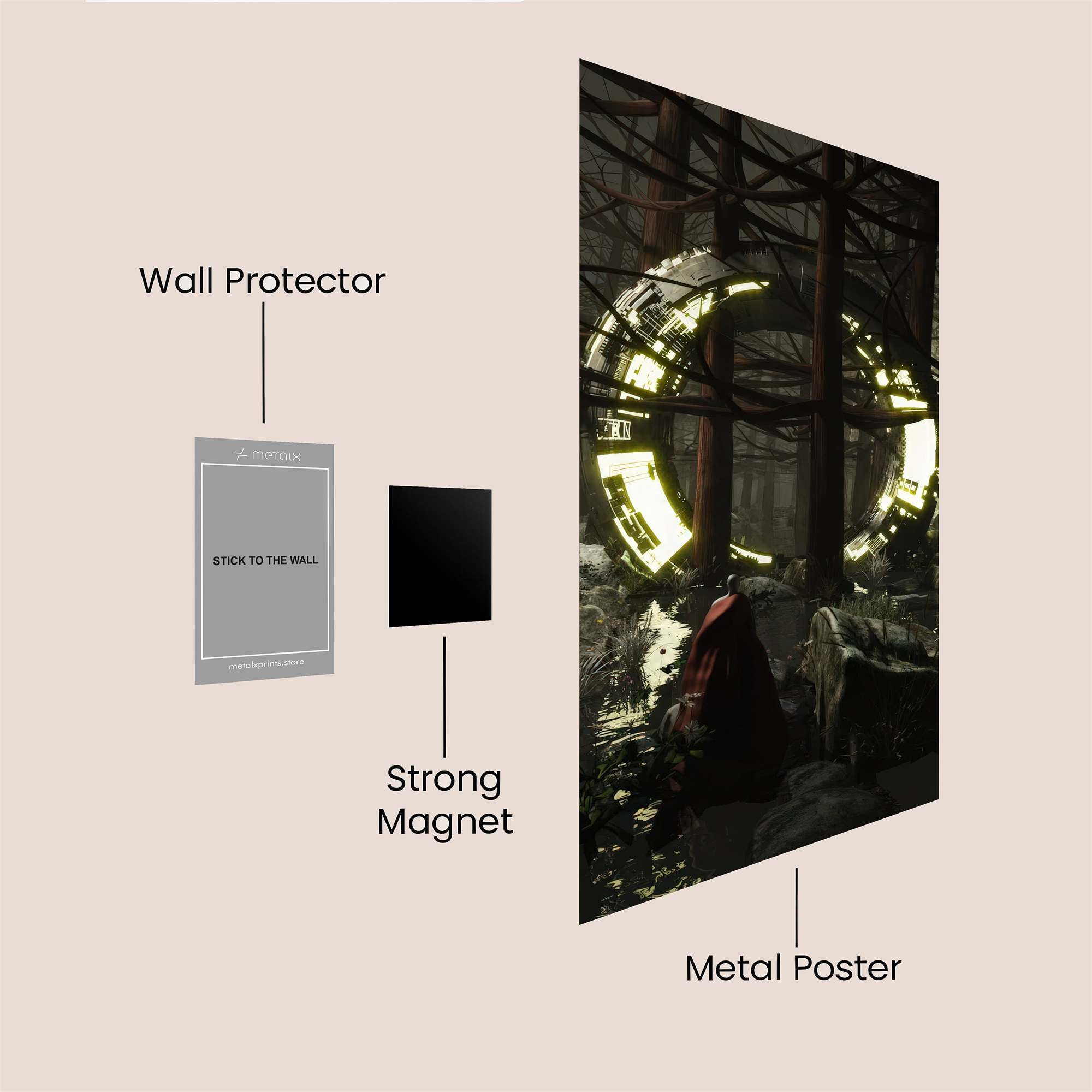Portal Enigma Safe Wall Magnetic / M