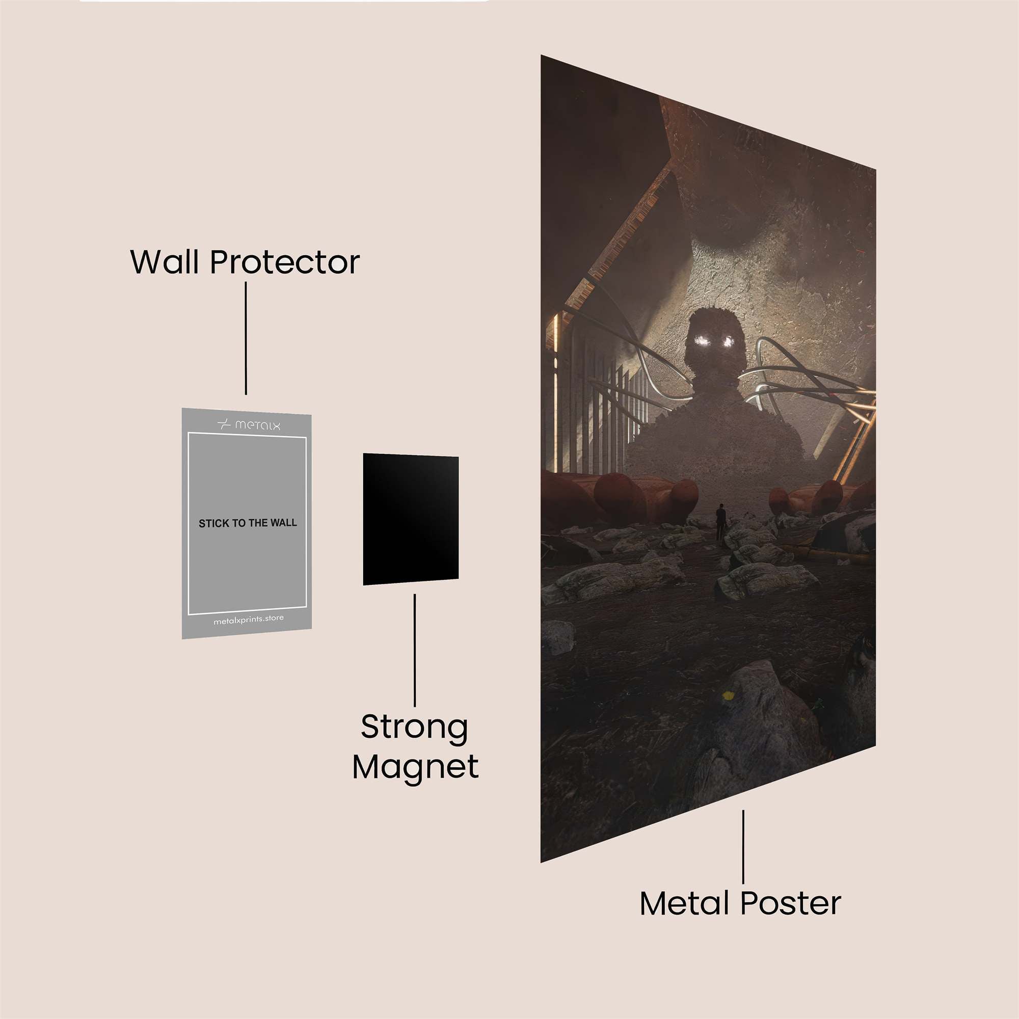 Sentinel Gloom Safe Wall Magnetic / M