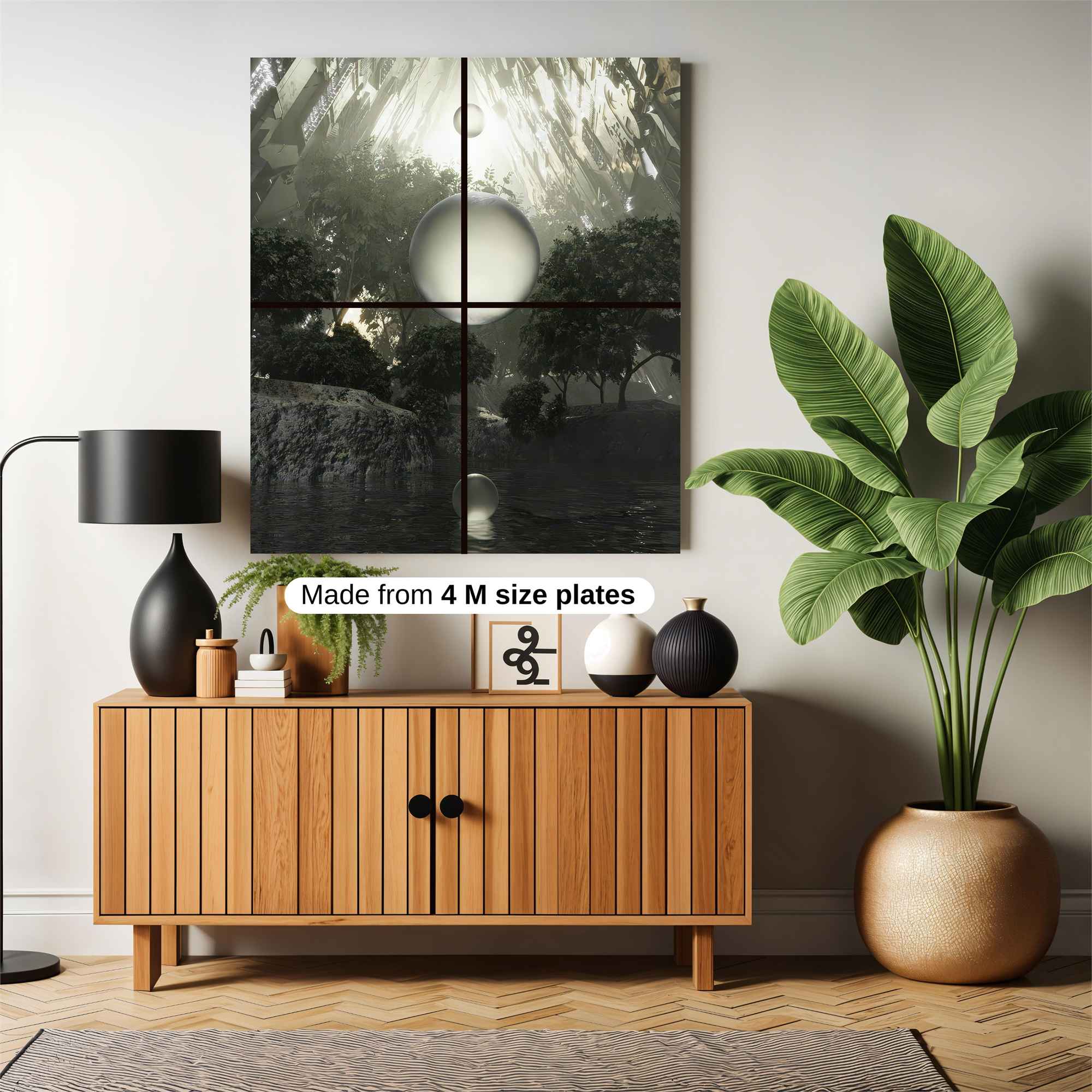 Spheres Serene Safe Wall Magnetic / M