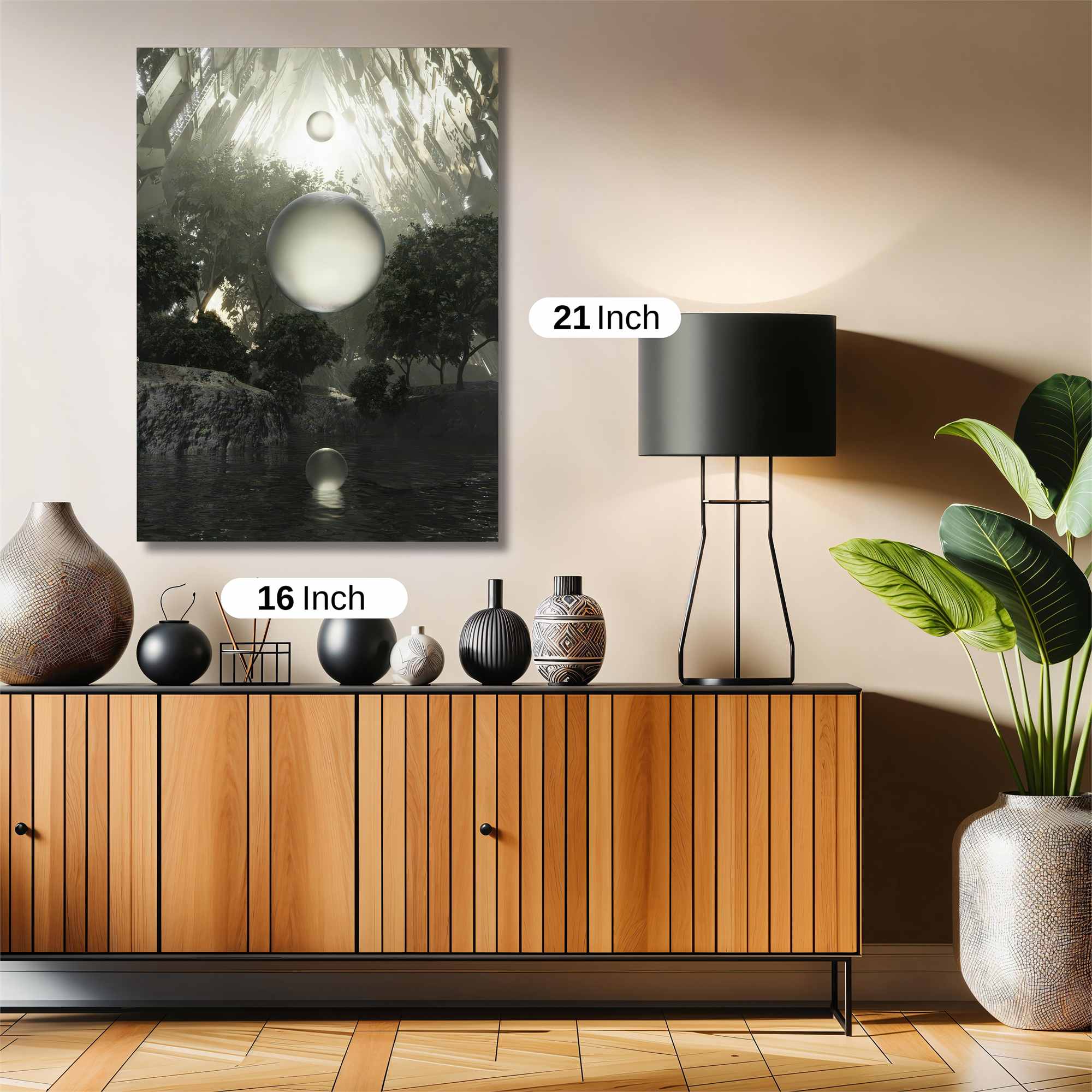 Spheres Serene Safe Wall Magnetic / M