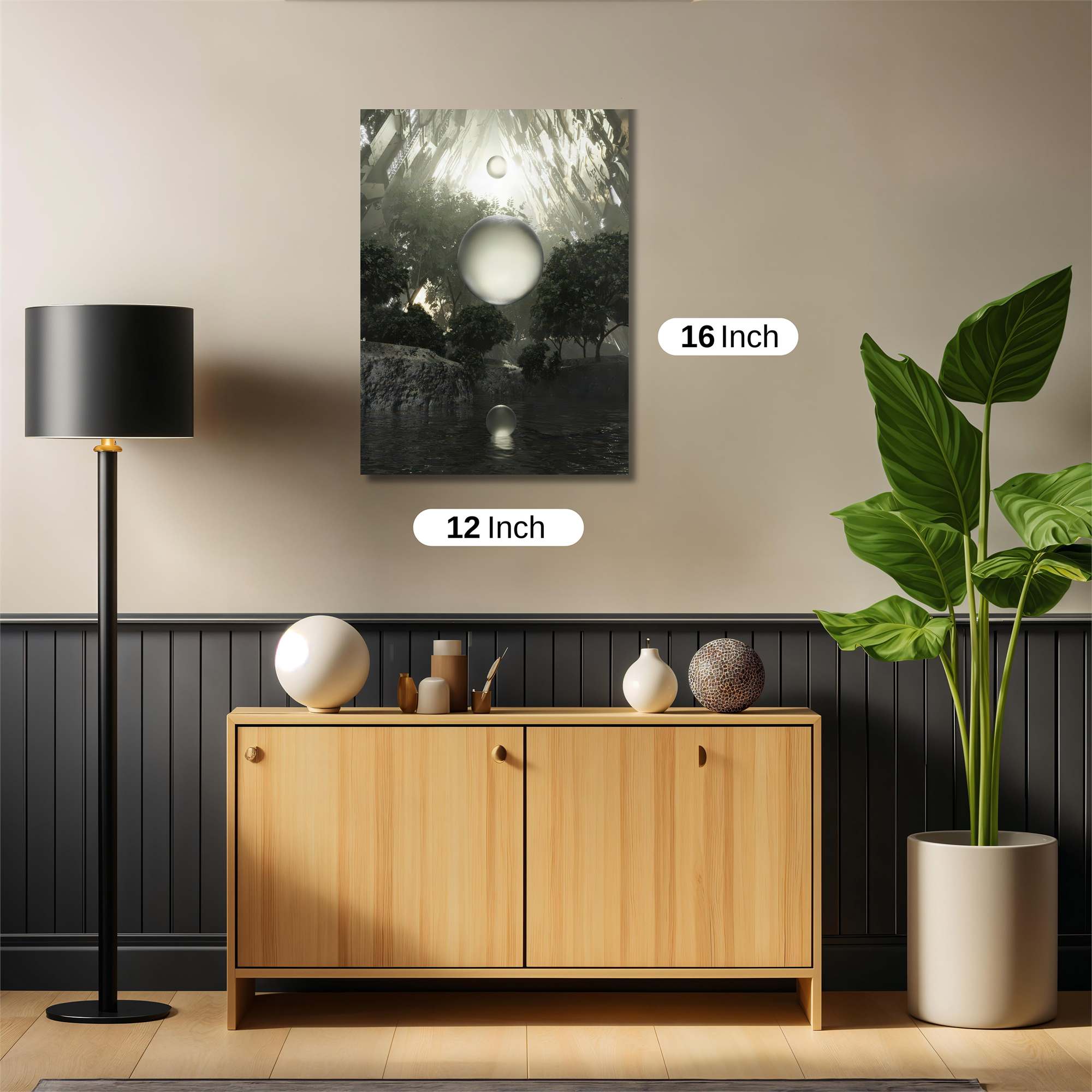 Spheres Serene Safe Wall Magnetic / M