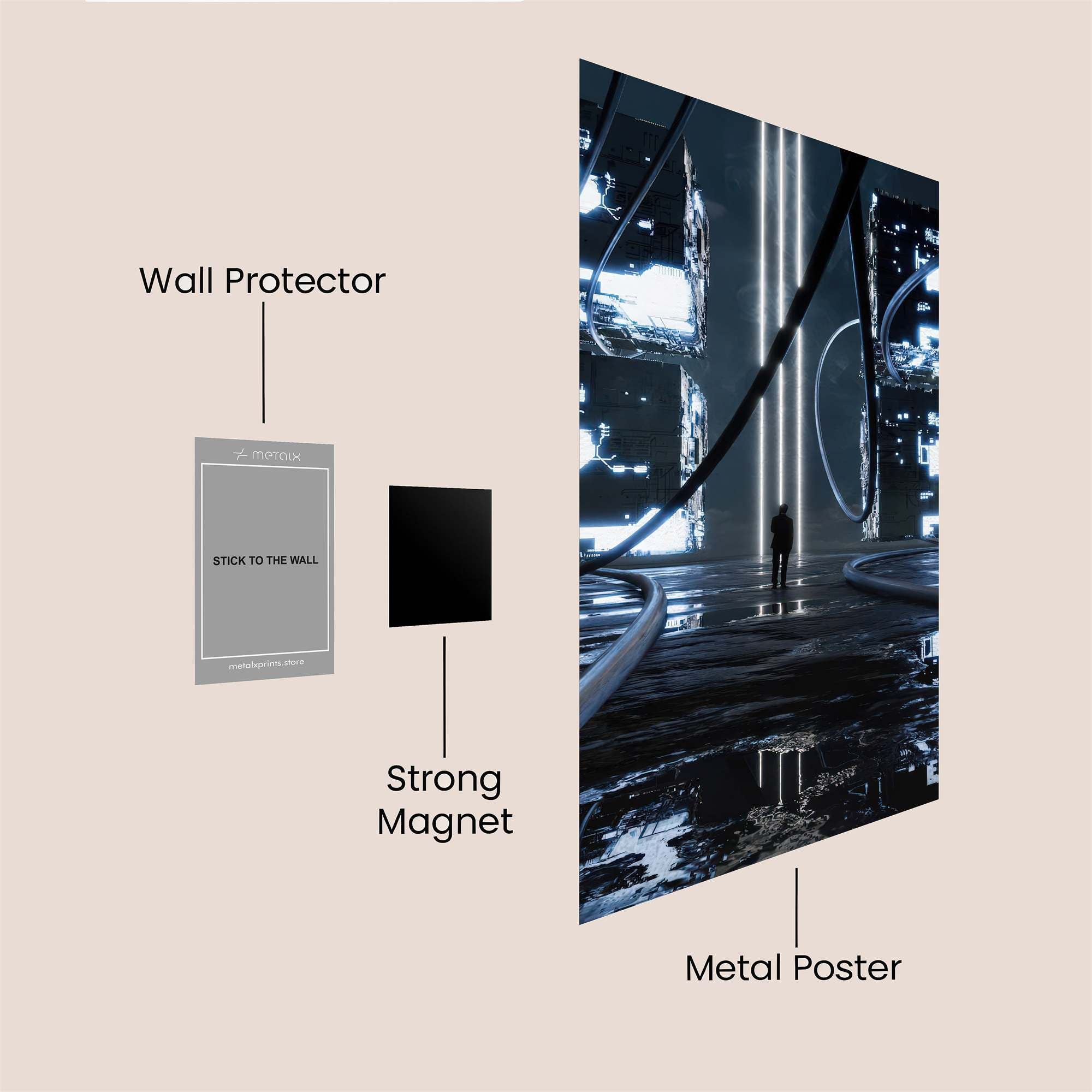 Portal Enigma Safe Wall Magnetic / M