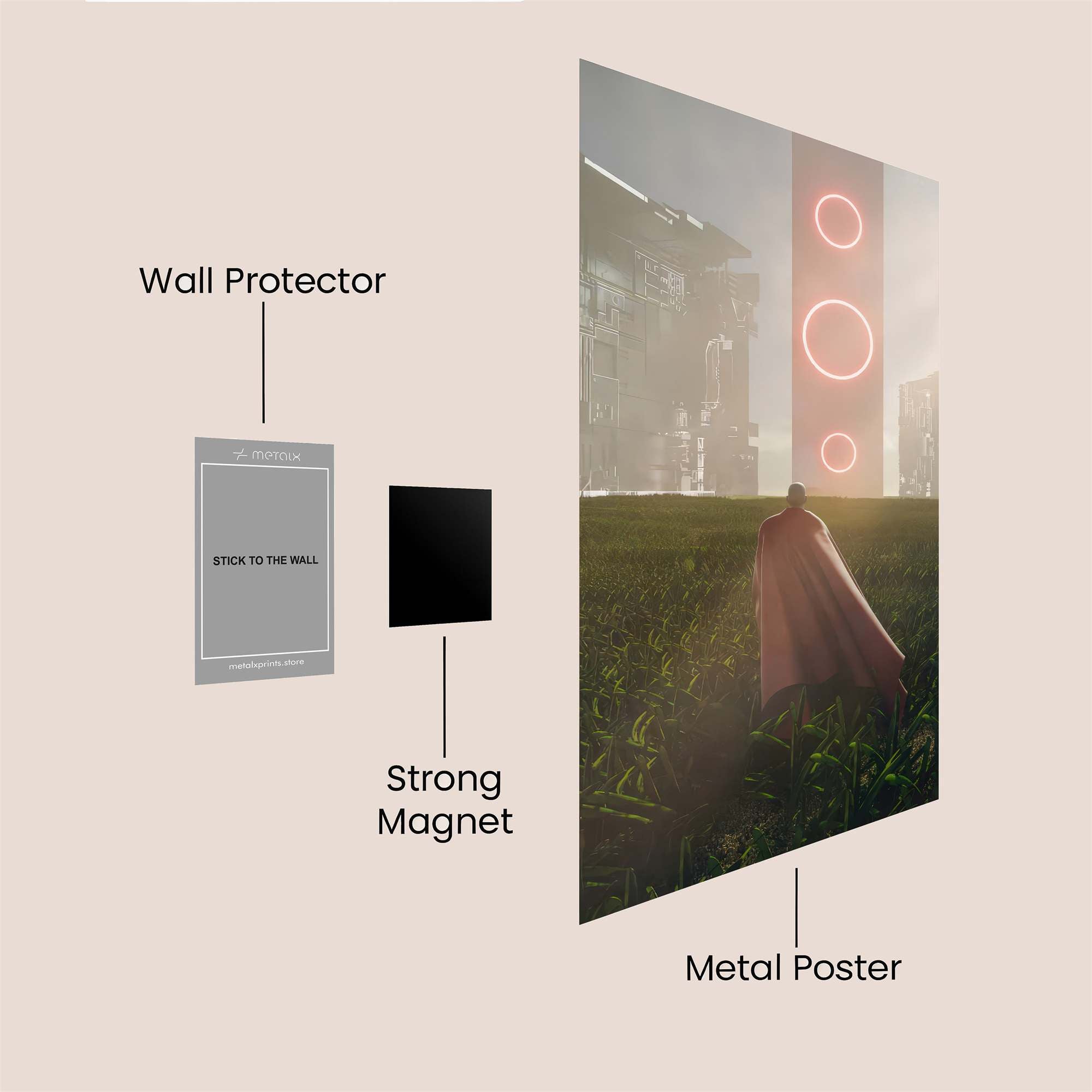 Monolith Mystery Safe Wall Magnetic / M