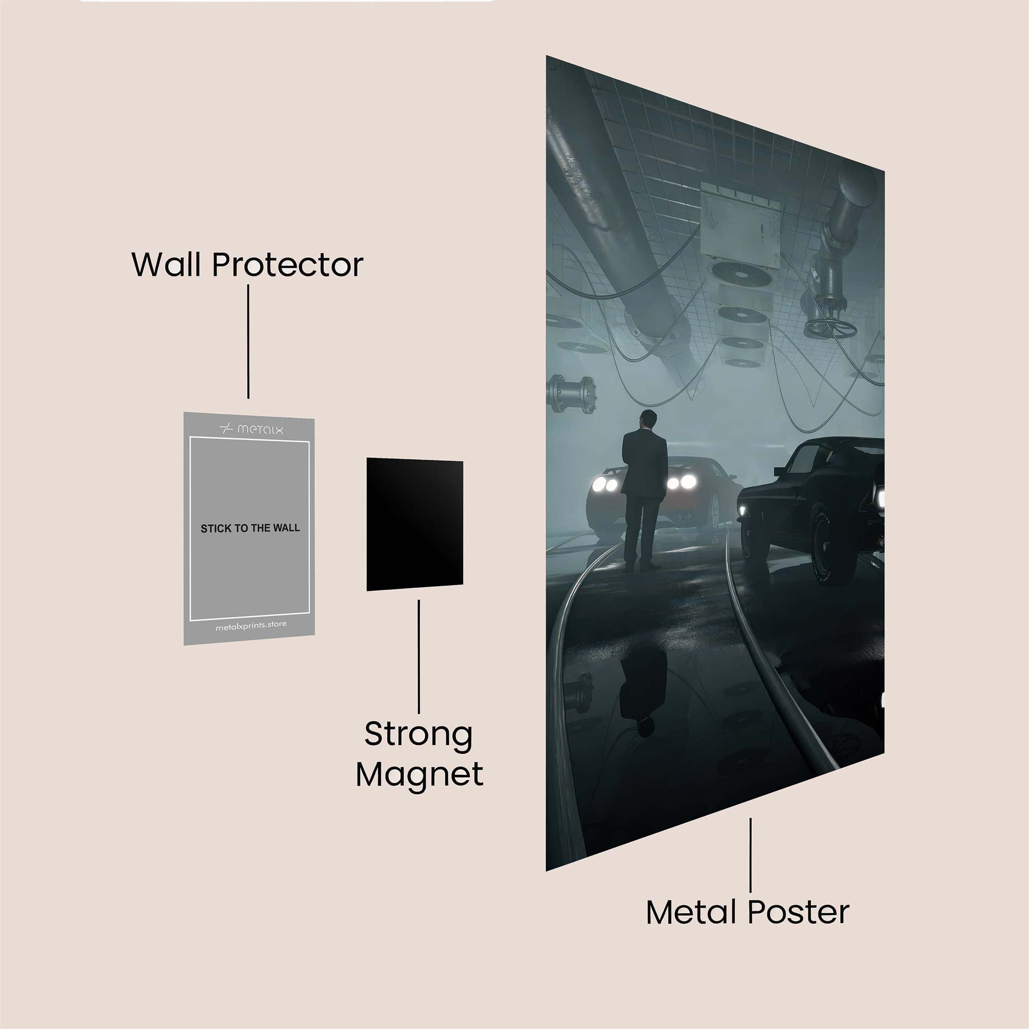 Shadowed Encounter Safe Wall Magnetic / M