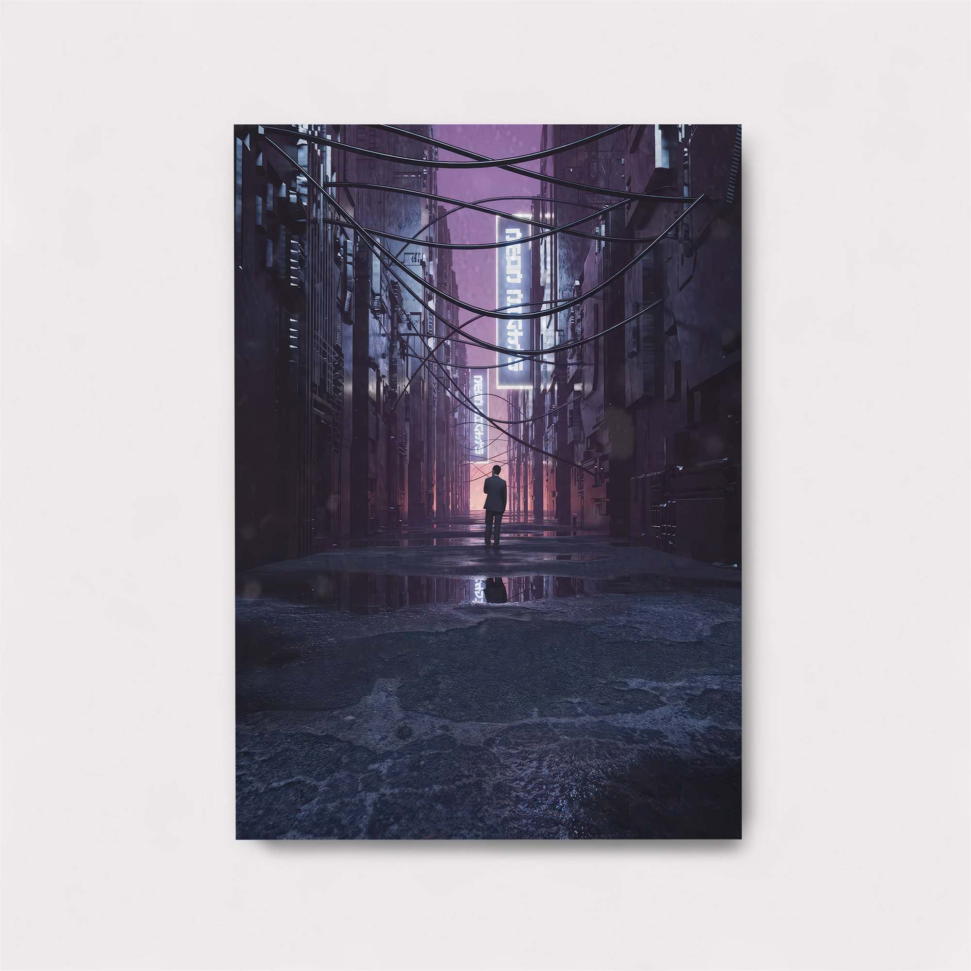 Neon Solitude Safe Wall Magnetic / M