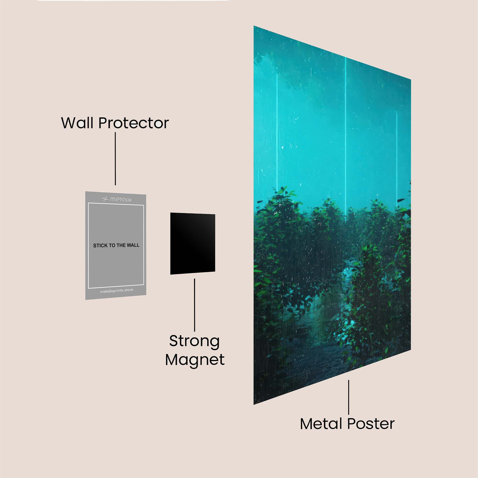 Moonlit Enigma Safe Wall Magnetic / M