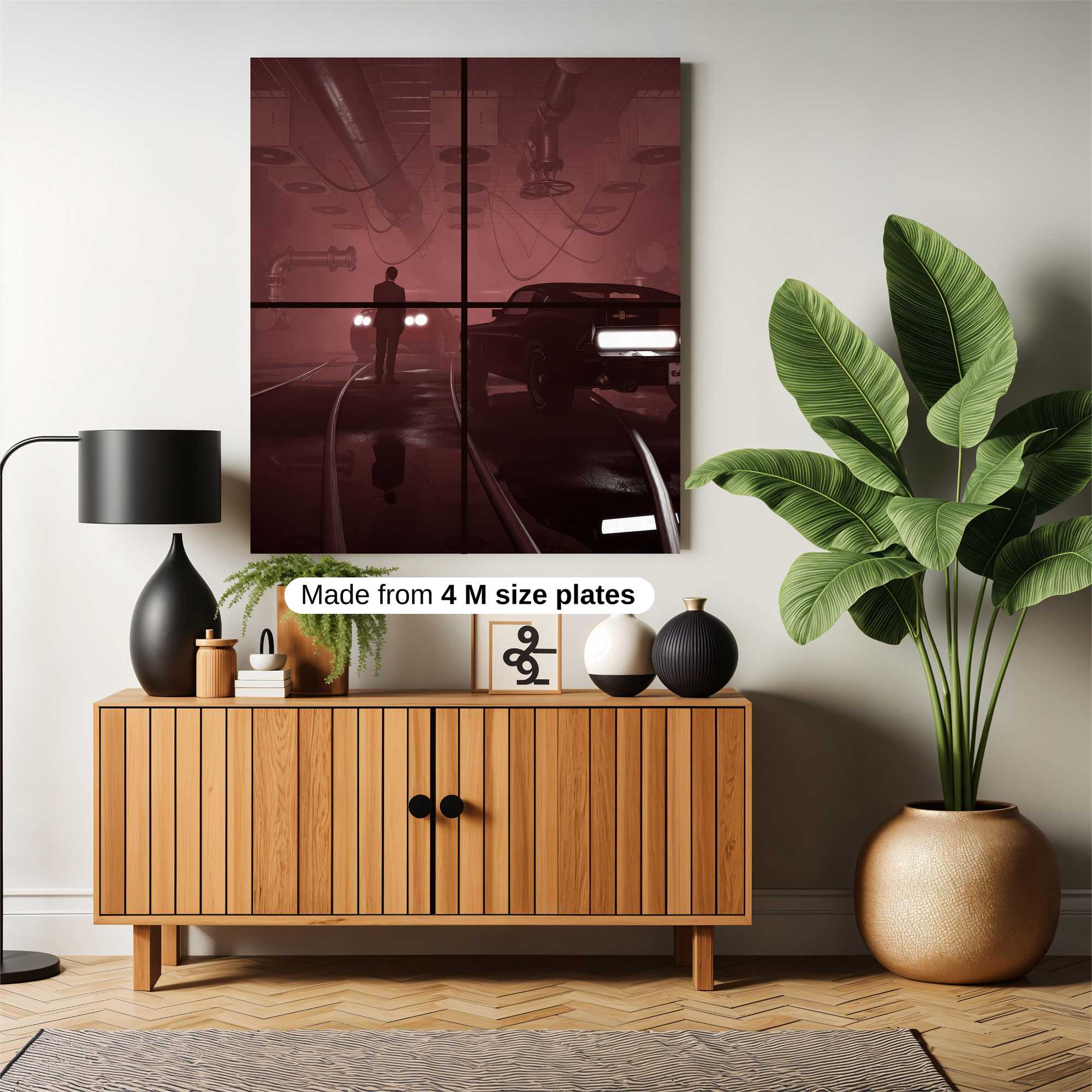 Neon Intrigue Safe Wall Magnetic / M