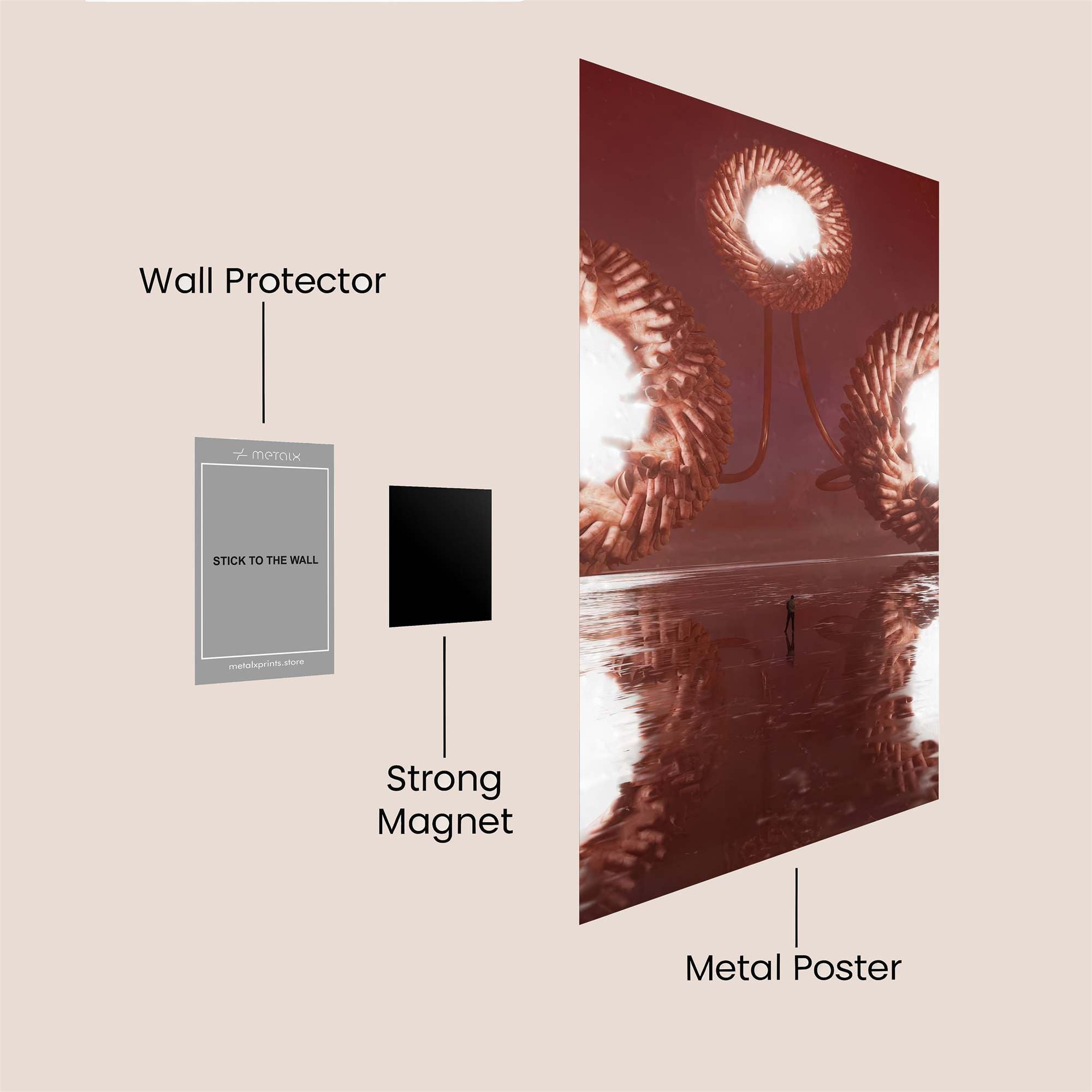 Cosmic Serenity Safe Wall Magnetic / M