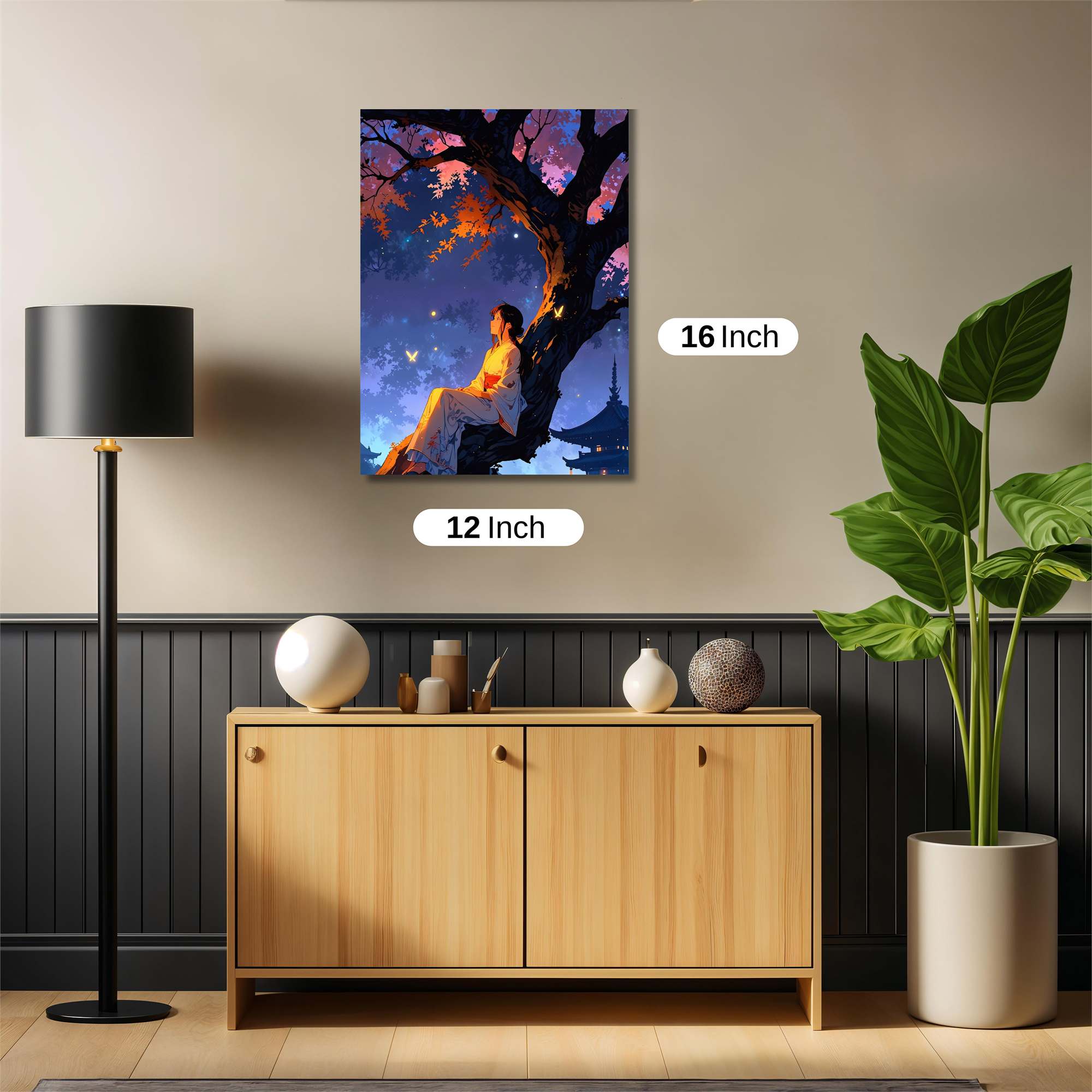 Moonlit Serenity Safe Wall Magnetic / M