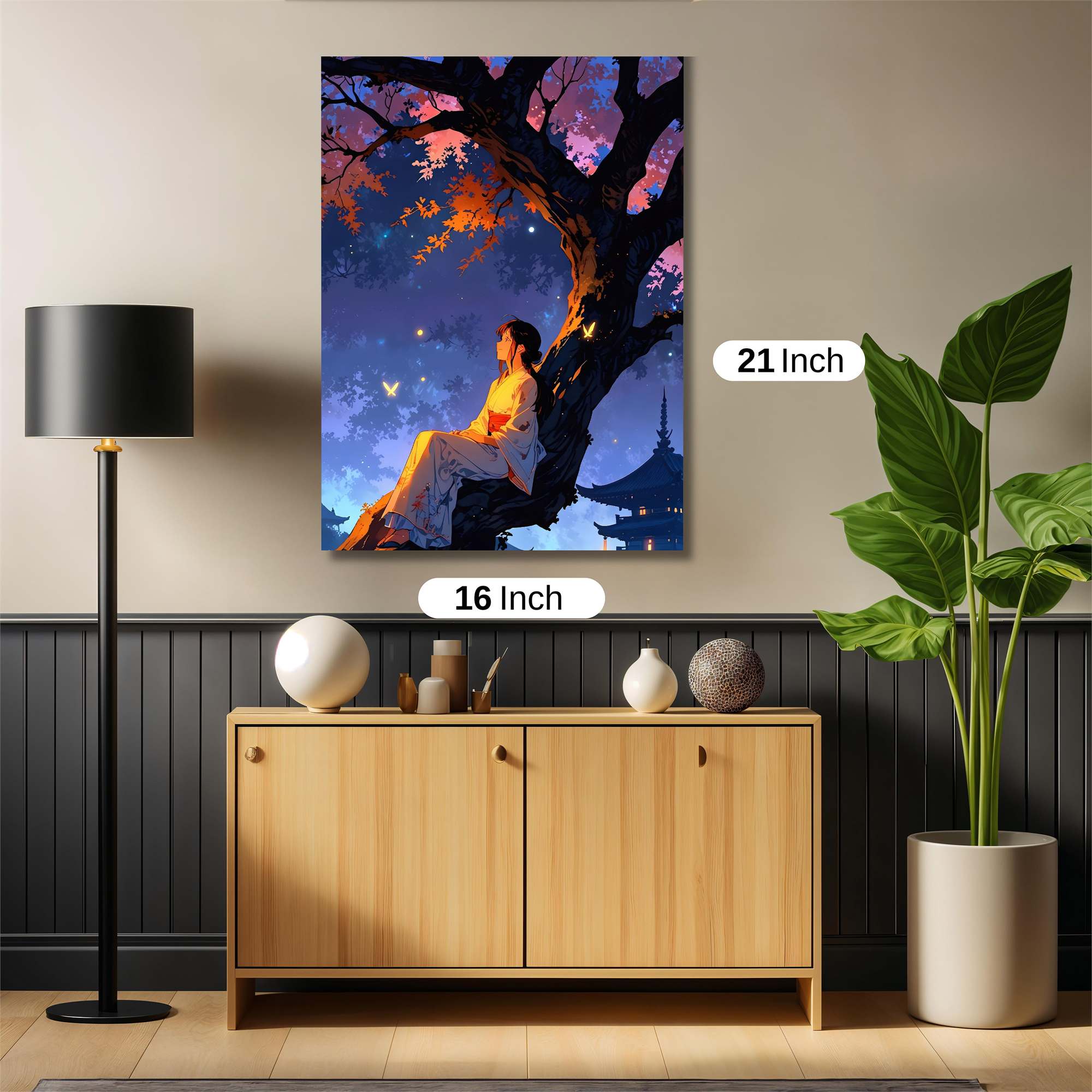 Moonlit Serenity Safe Wall Magnetic / M