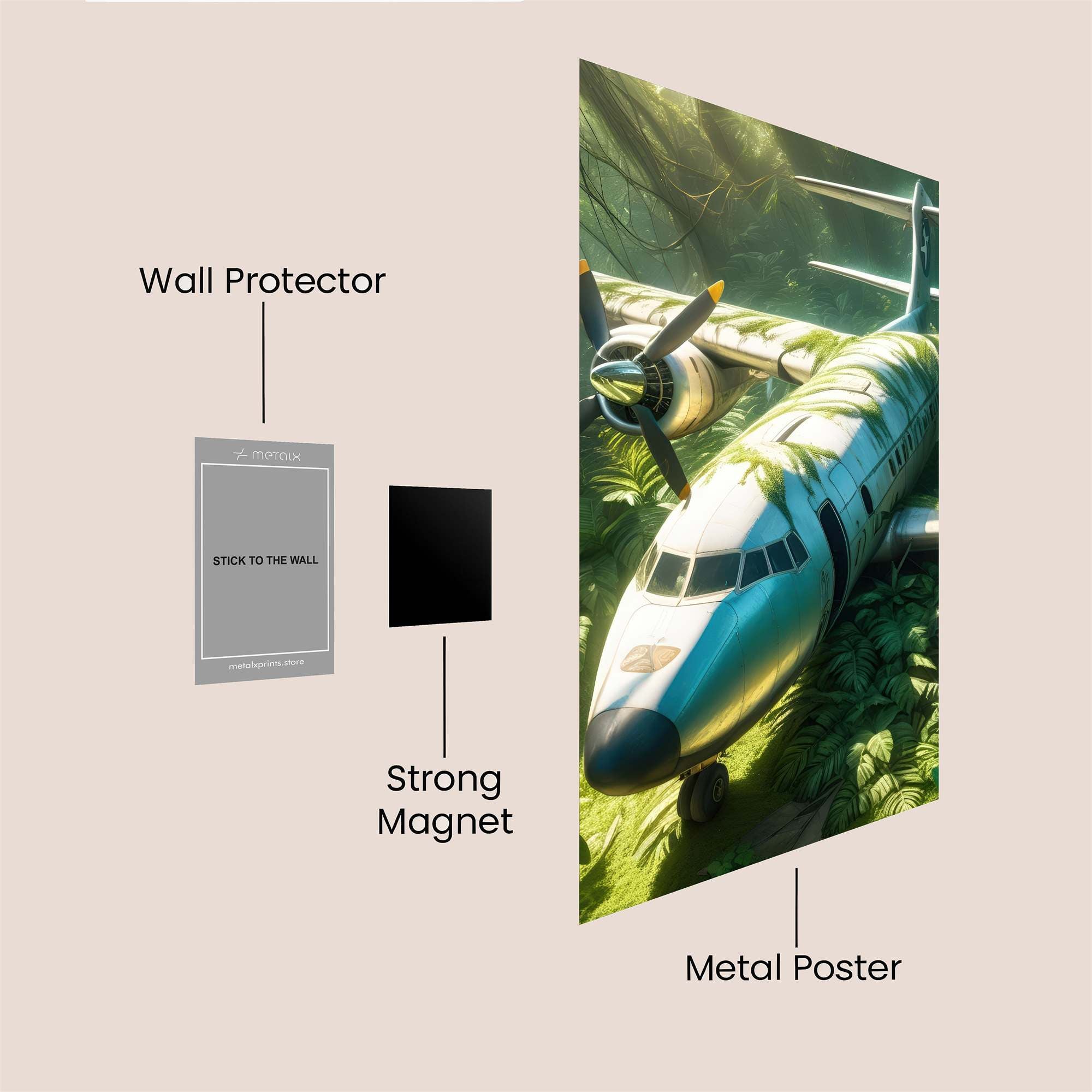 Jungle Relic Safe Wall Magnetic / M