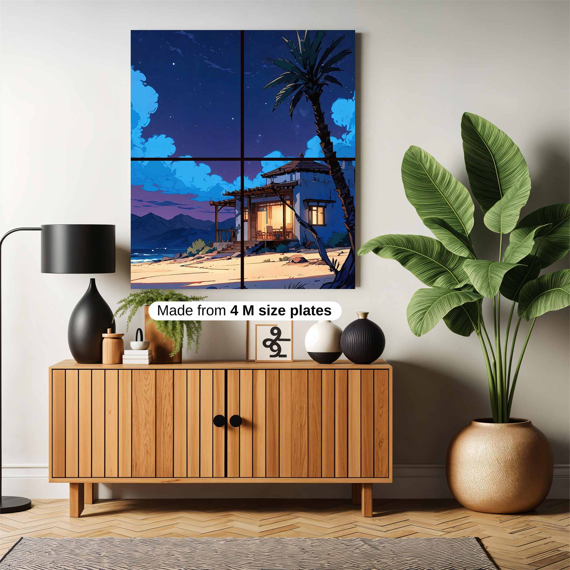 Moonlit Serenity Safe Wall Magnetic / M