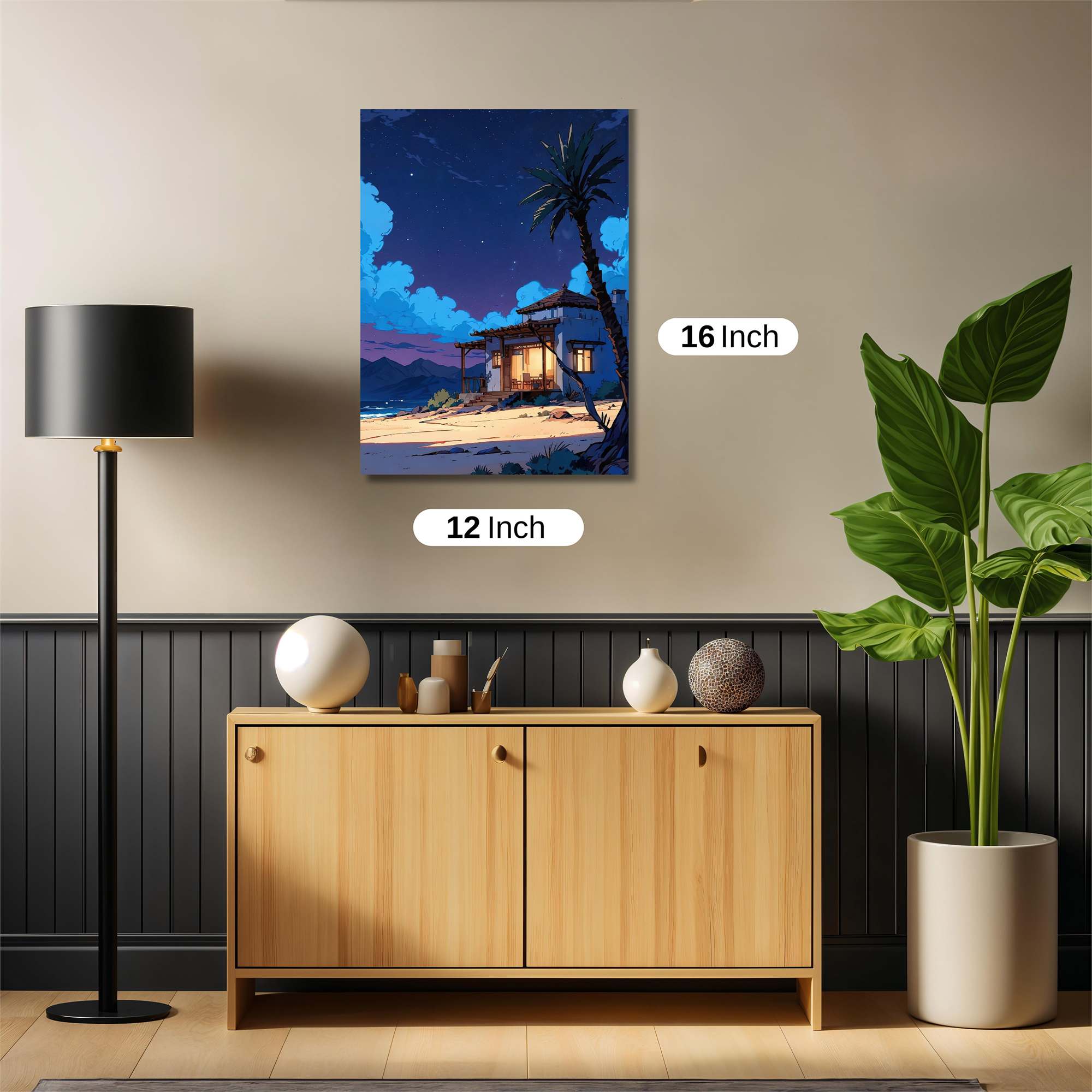 Moonlit Serenity Safe Wall Magnetic / M
