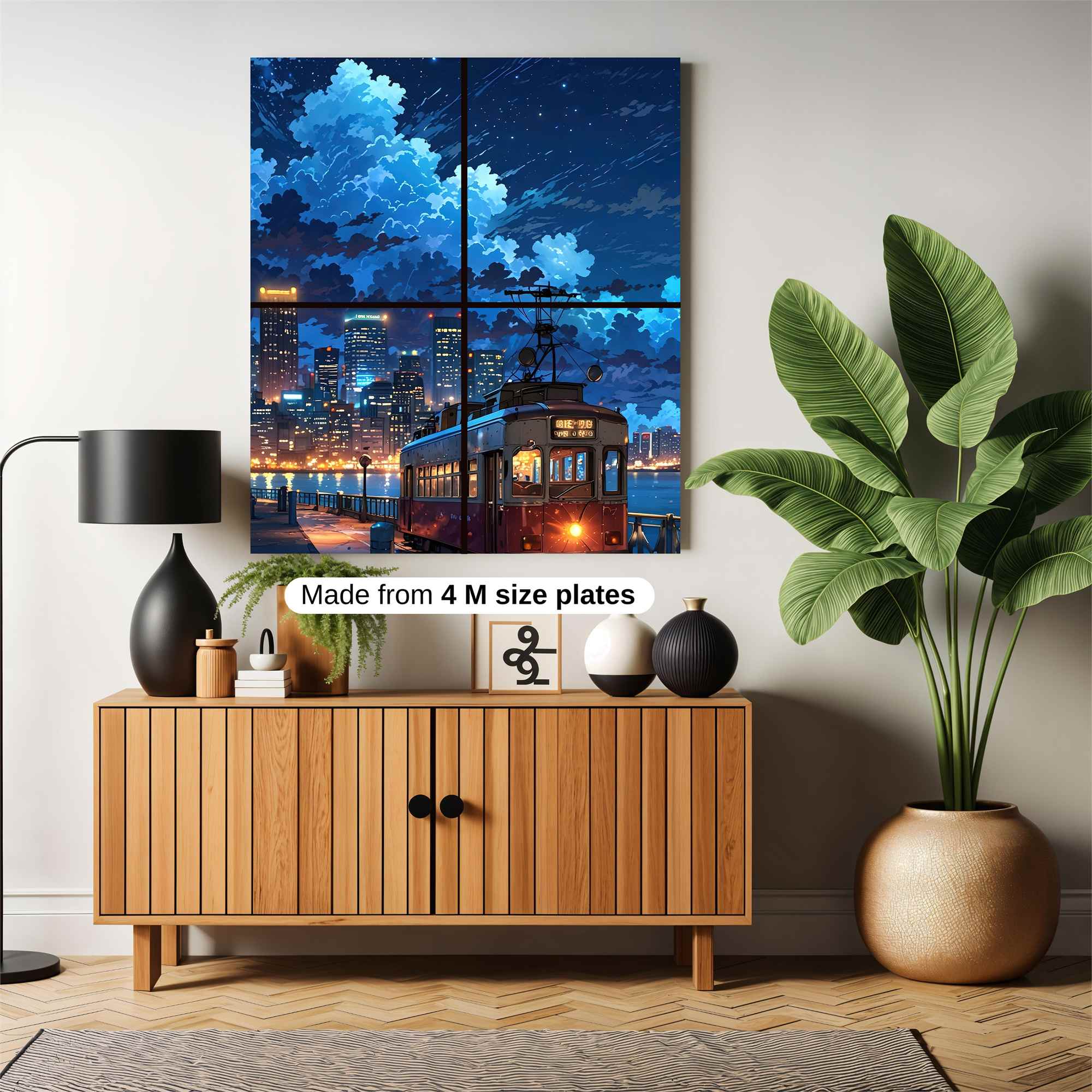 Tram Twilight Safe Wall Magnetic / M