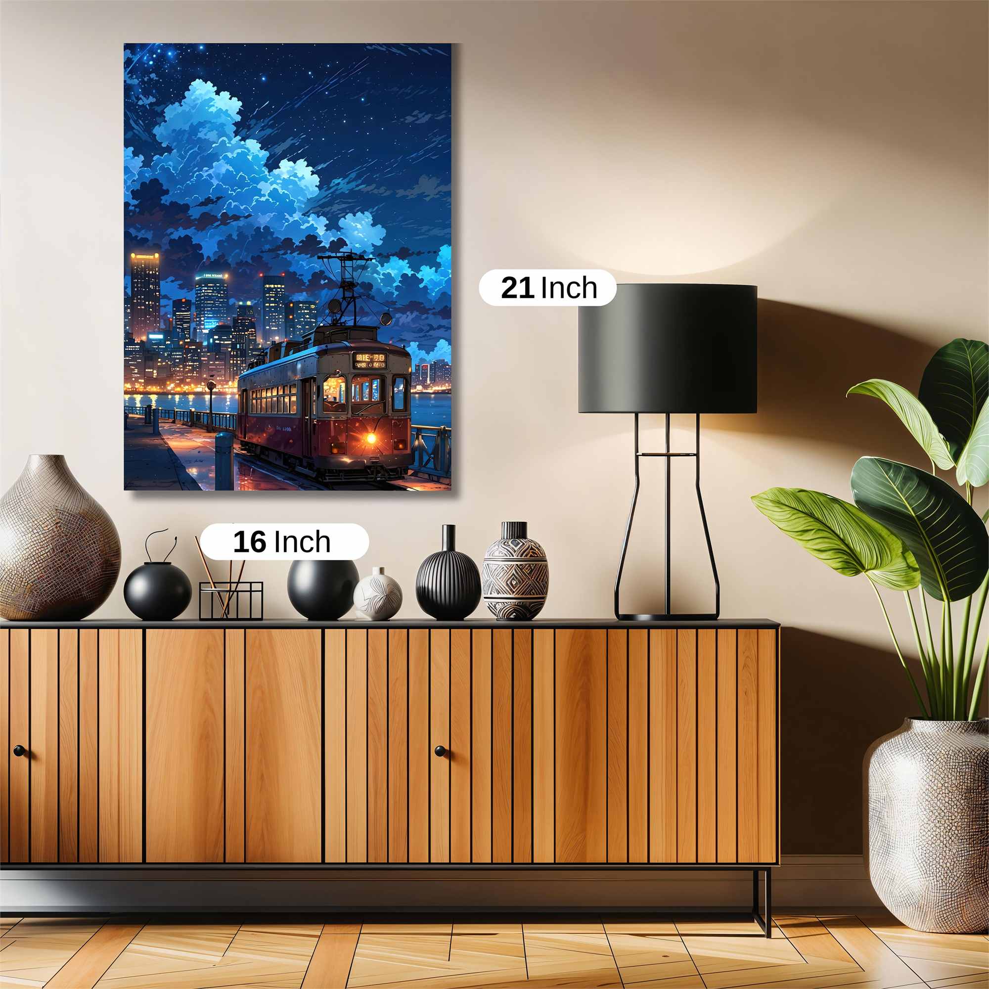 Tram Twilight Safe Wall Magnetic / M