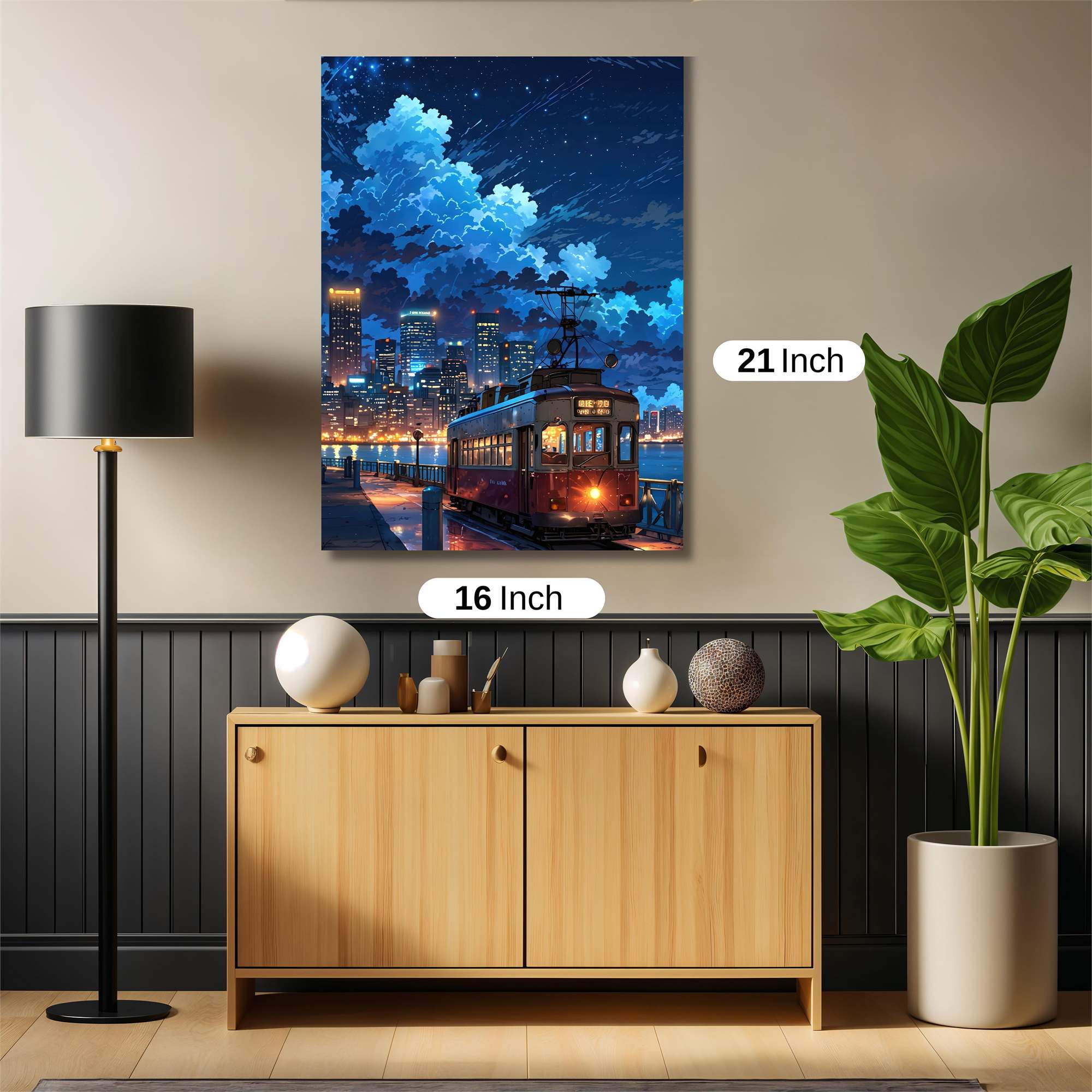 Tram Twilight Safe Wall Magnetic / M