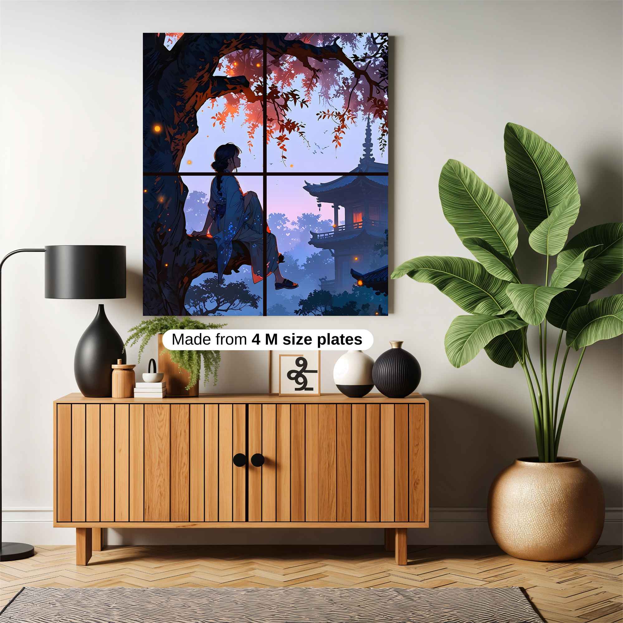 Moonlit Serenity Safe Wall Magnetic / M