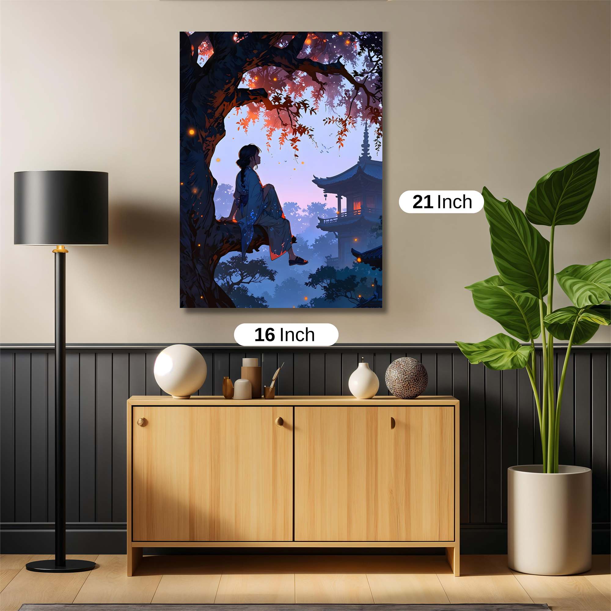 Moonlit Serenity Safe Wall Magnetic / M