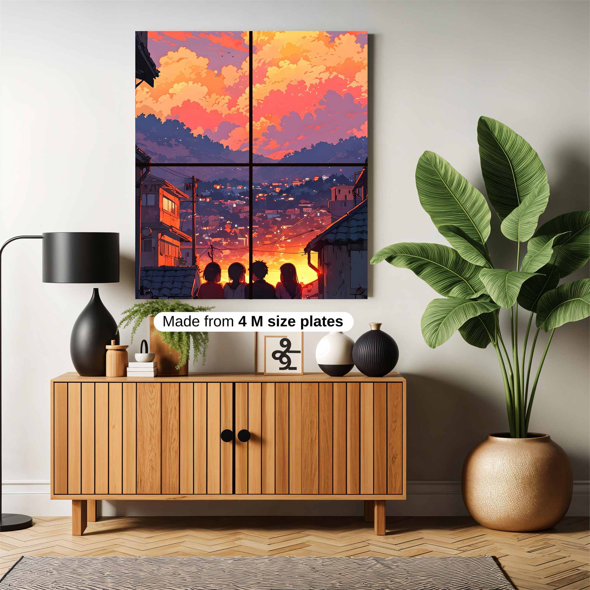 Sunset Serenity Safe Wall Magnetic / M
