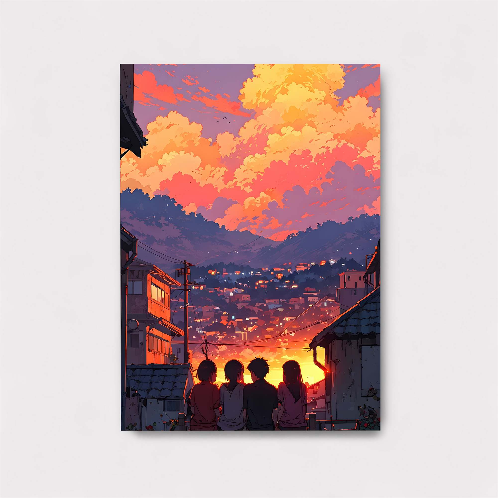 Sunset Serenity Safe Wall Magnetic / M