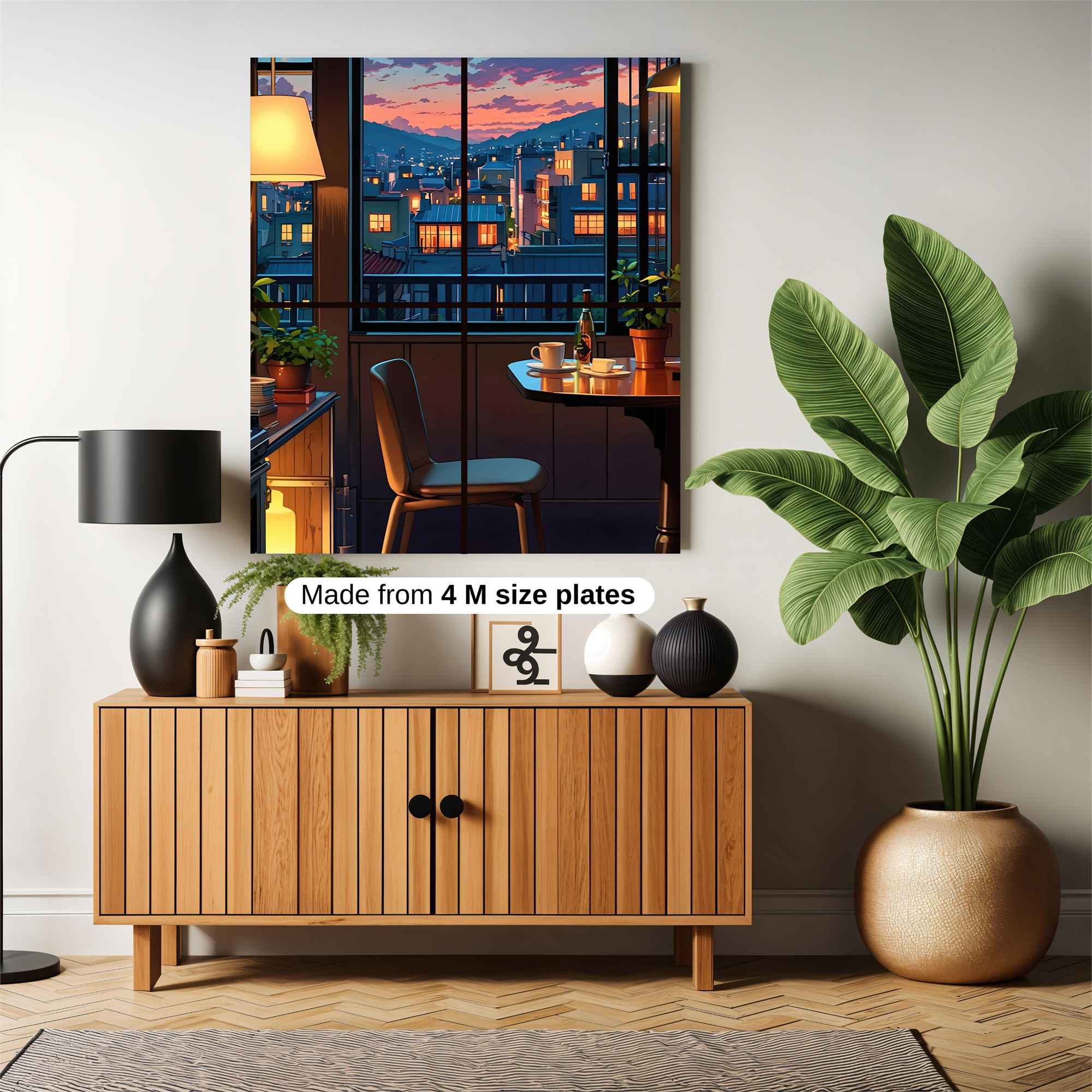 Sunset Serenity Safe Wall Magnetic / M