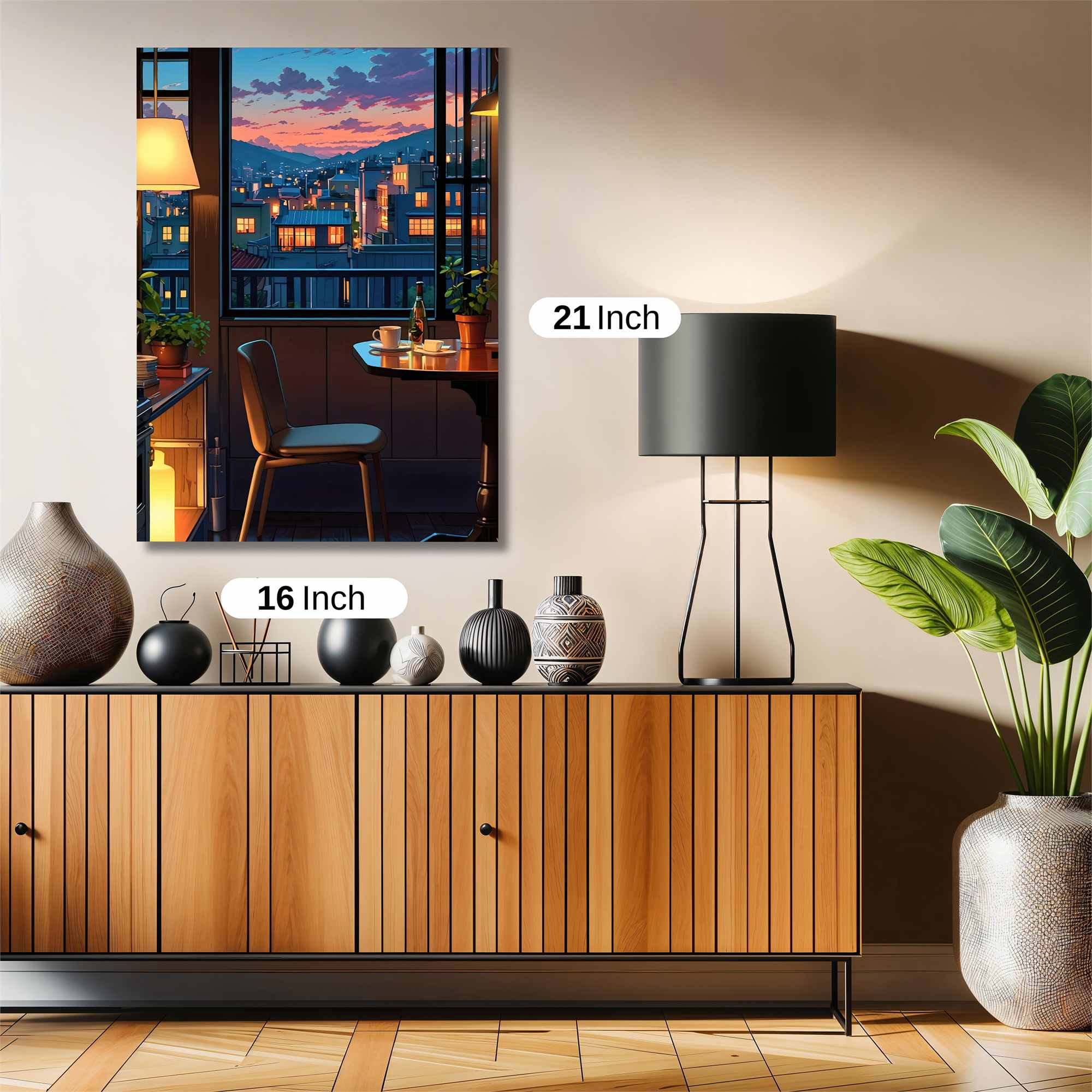 Sunset Serenity Safe Wall Magnetic / M